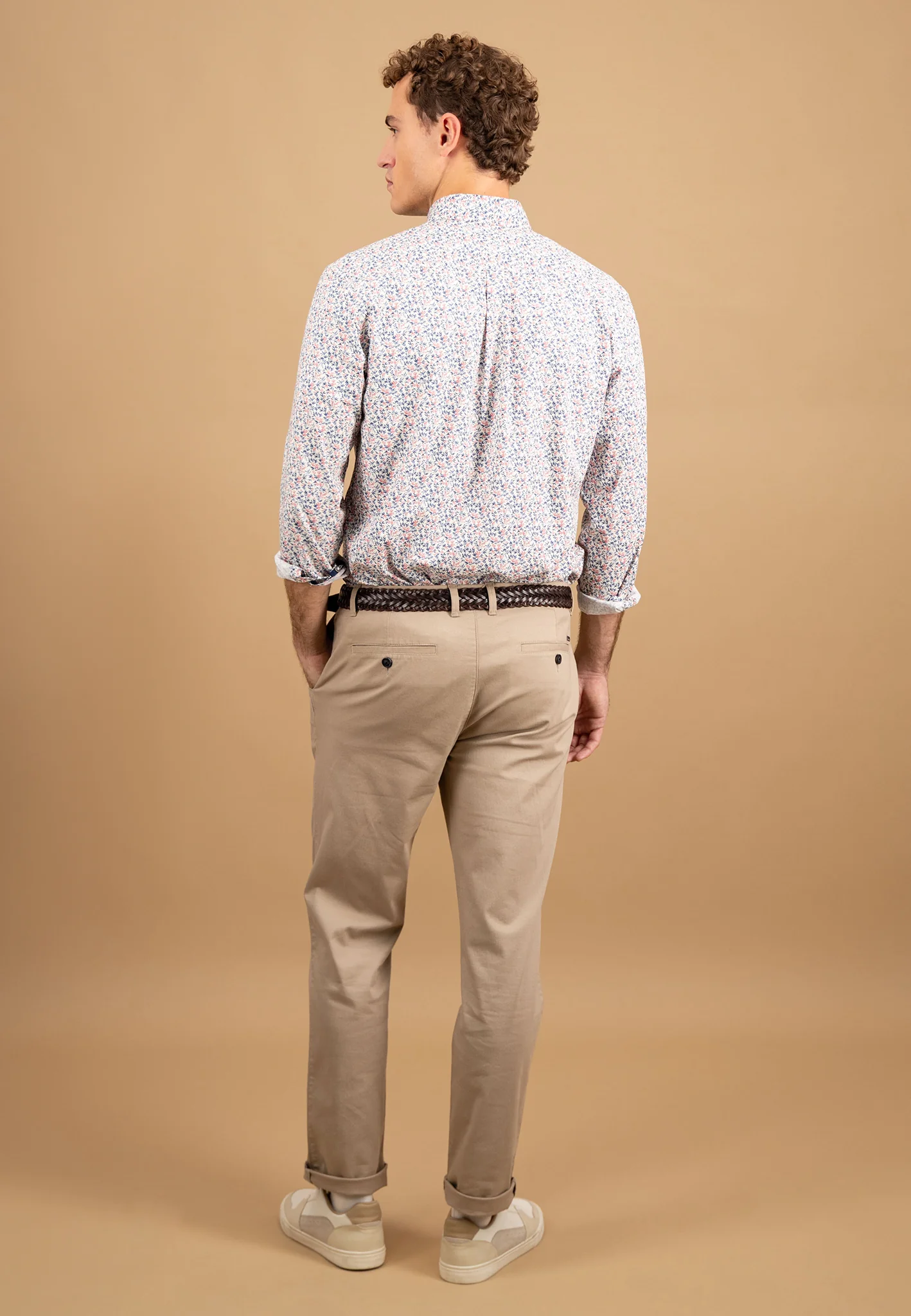 Hemd aus Baumwolle mit floralem Allover-Print und Button-Down-Kragen - Image 9
