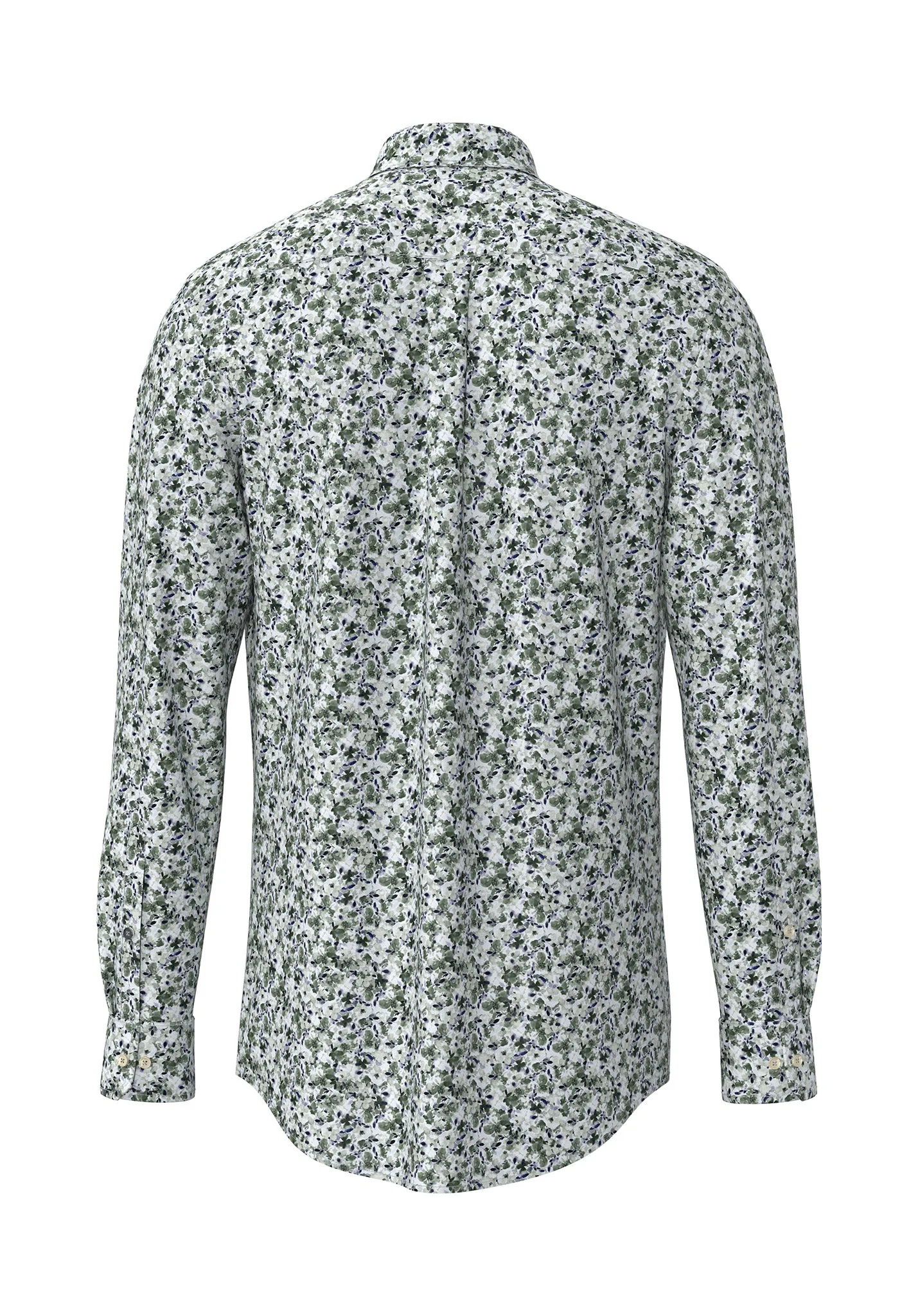 Hemd aus Baumwolle mit floralem Allover-Print und Button-Down-Kragen - Image 4