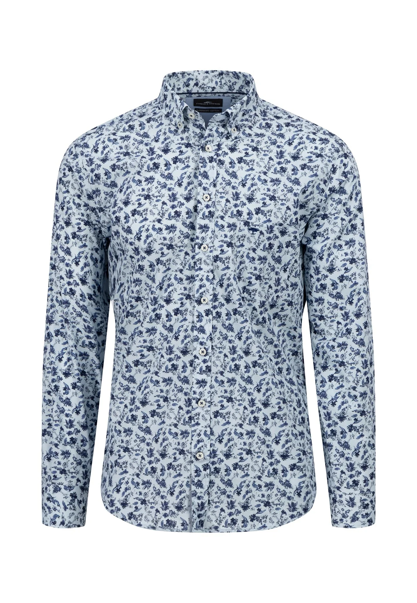 Hemd aus Baumwolle mit floralem Print - Image 3