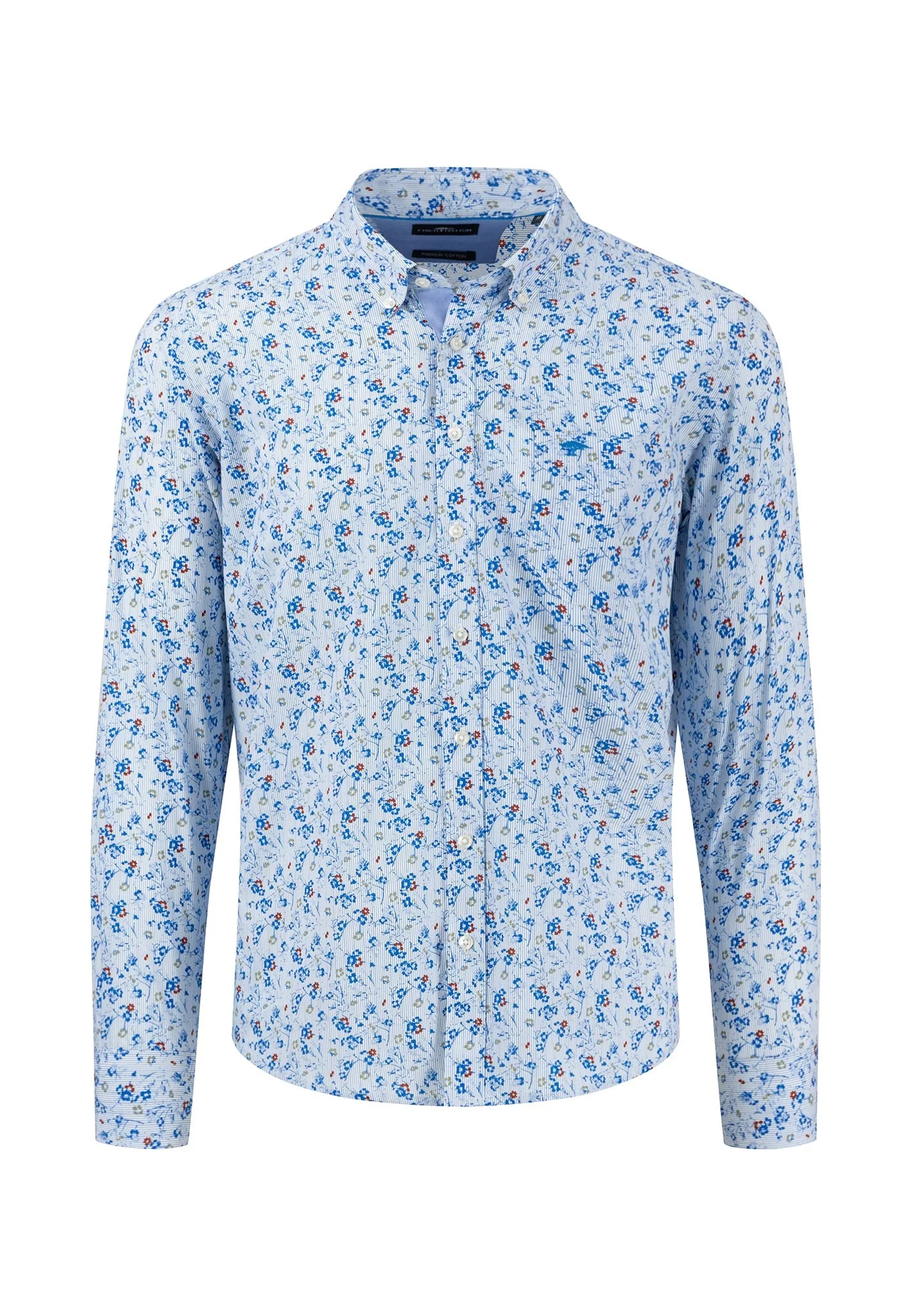 Hemd aus Baumwolle mit floralem Print
