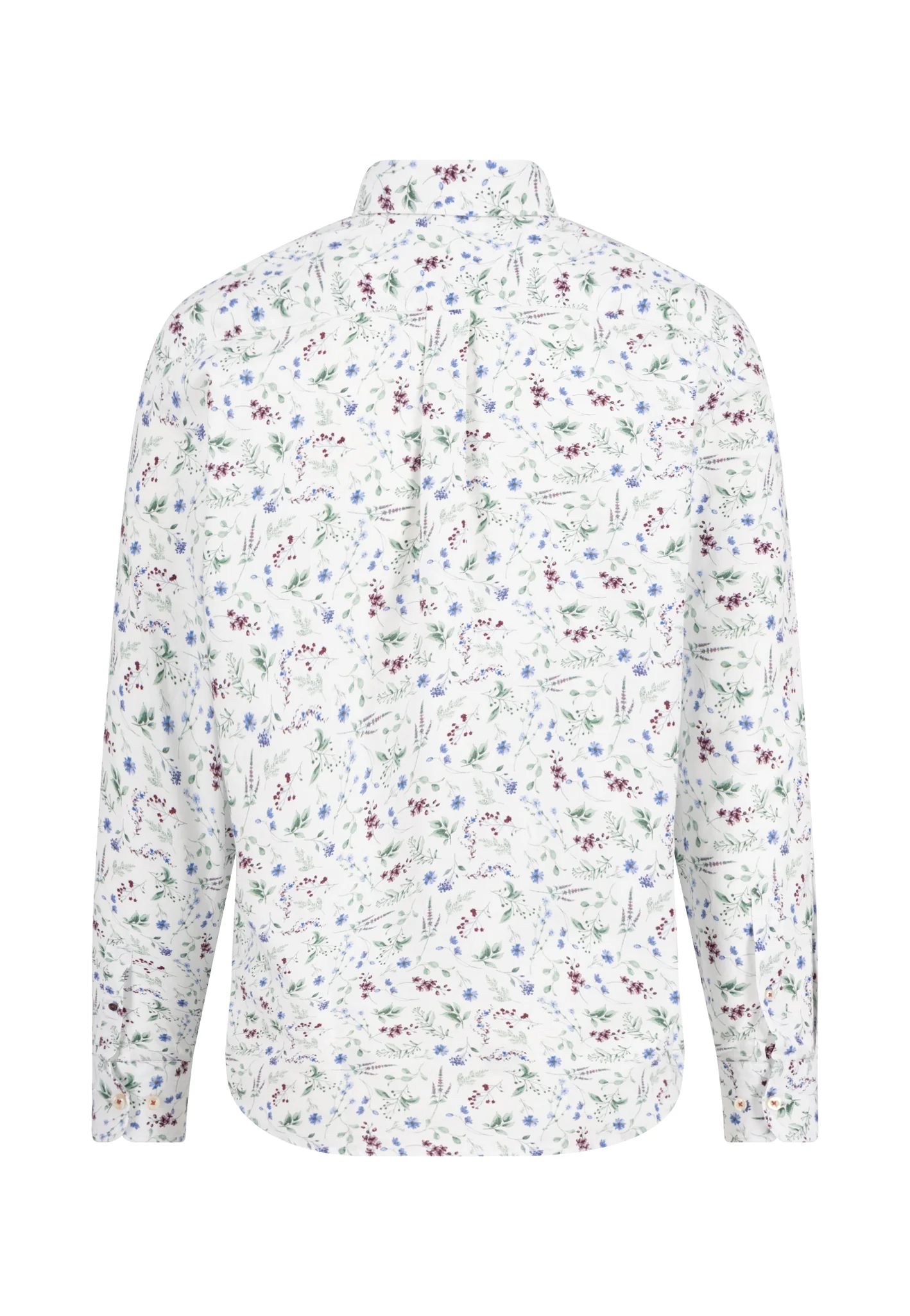 Oxfordhemd aus Baumwolle mit floralem Print und Button-Down-Kragen - Image 6
