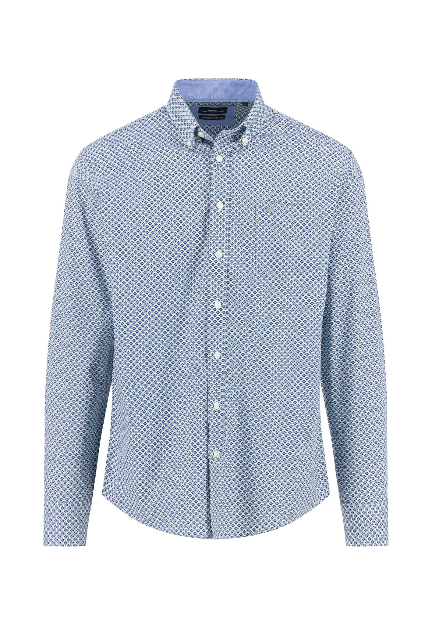 Hemd aus Baumwolle mit grafischem Allover-Print und Button-Down-Kragen - Image 11