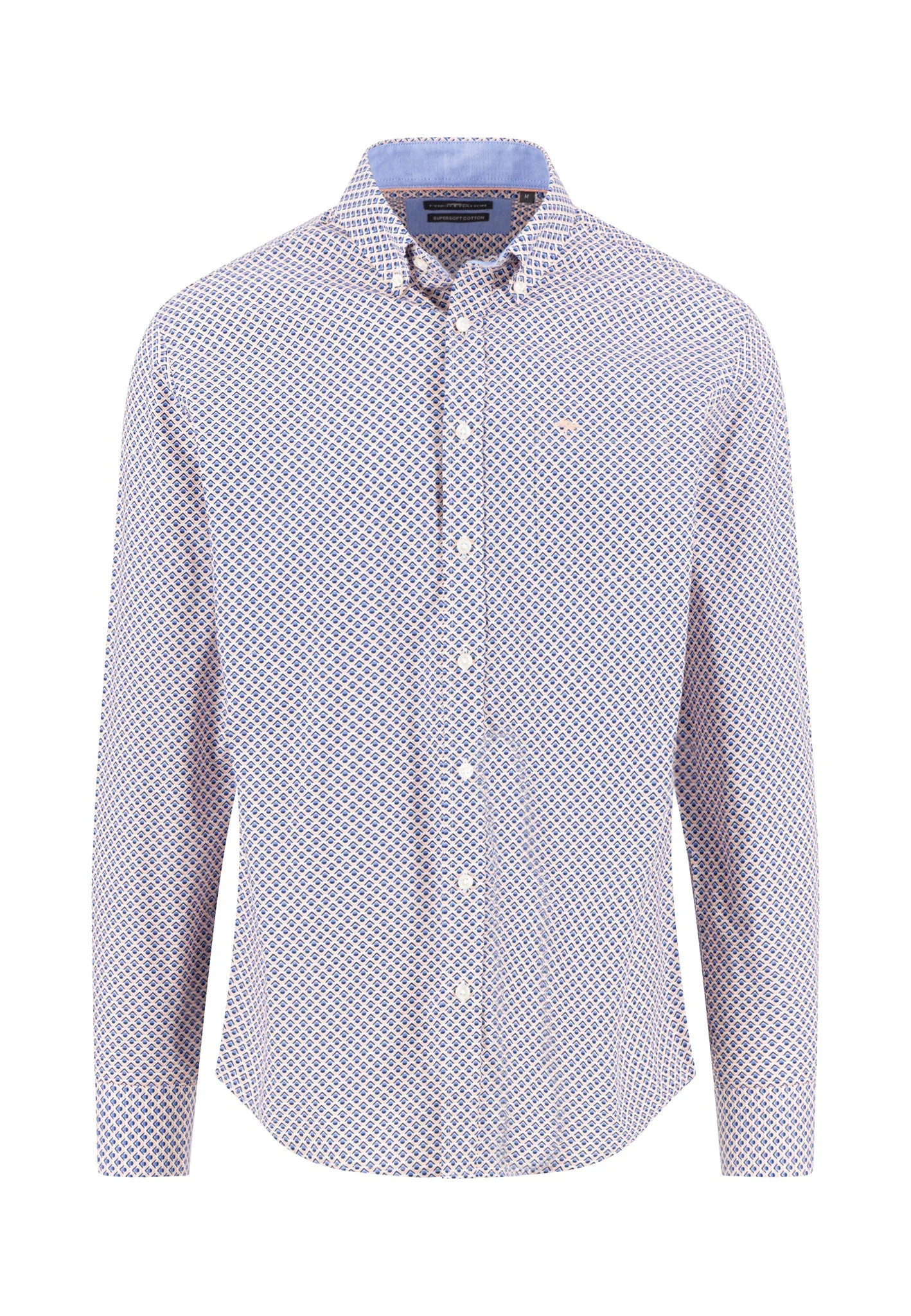 Hemd aus Baumwolle mit grafischem Allover-Print und Button-Down-Kragen - Image 13