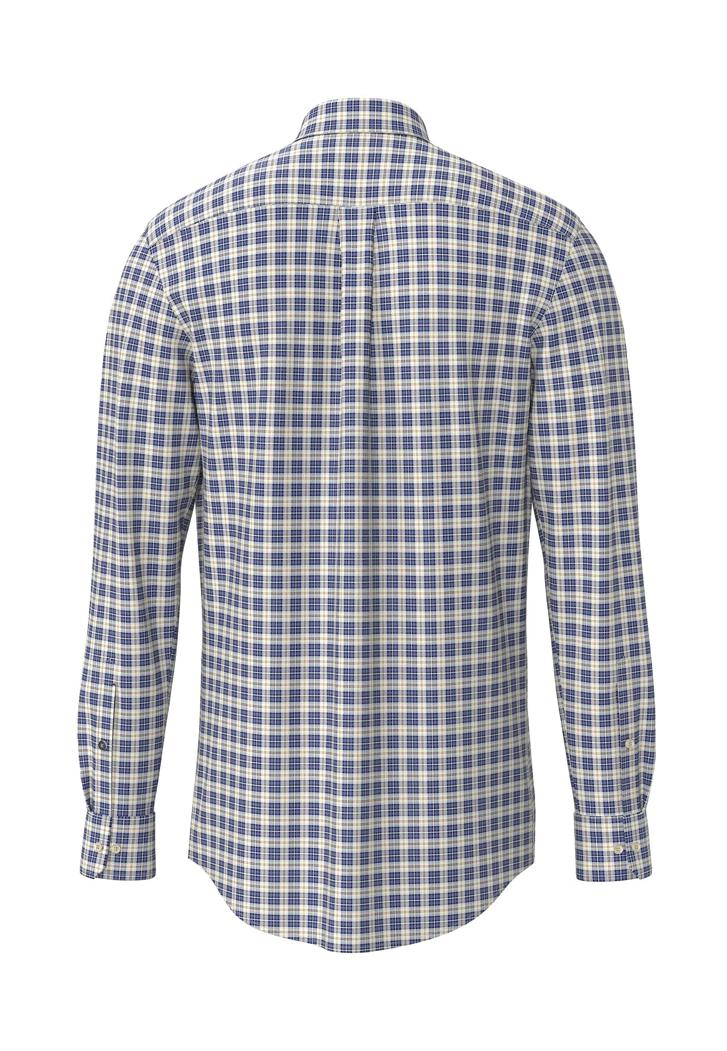 Hemd aus Baumwolle mit kariertem Muster und Button-Down-Kragen - Image 4