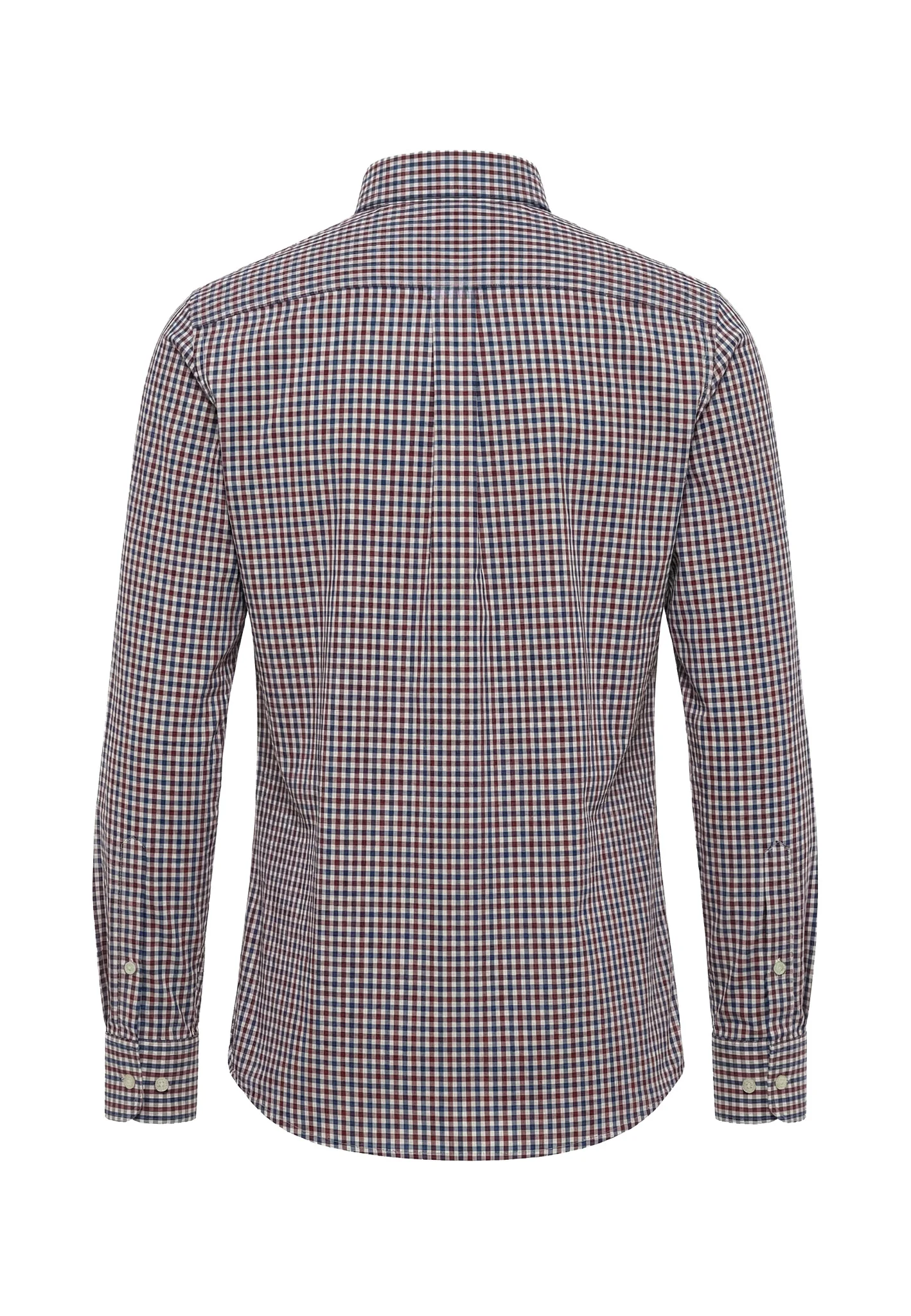 Hemd aus Baumwolle mit Karomuster und Button-Down-Kragen - Image 4