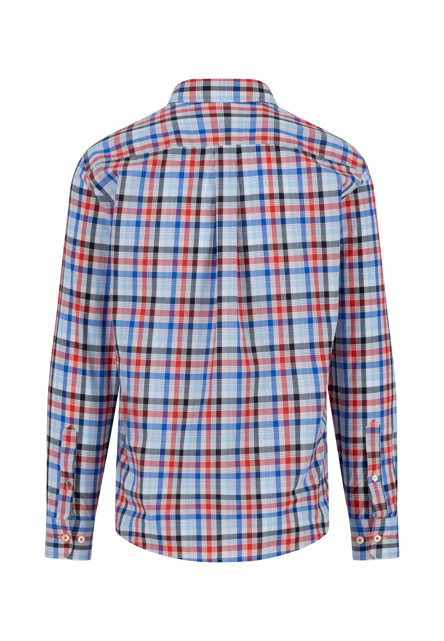 Hemd aus Baumwolle mit Karomuster und Button-Down Kragen - Image 6