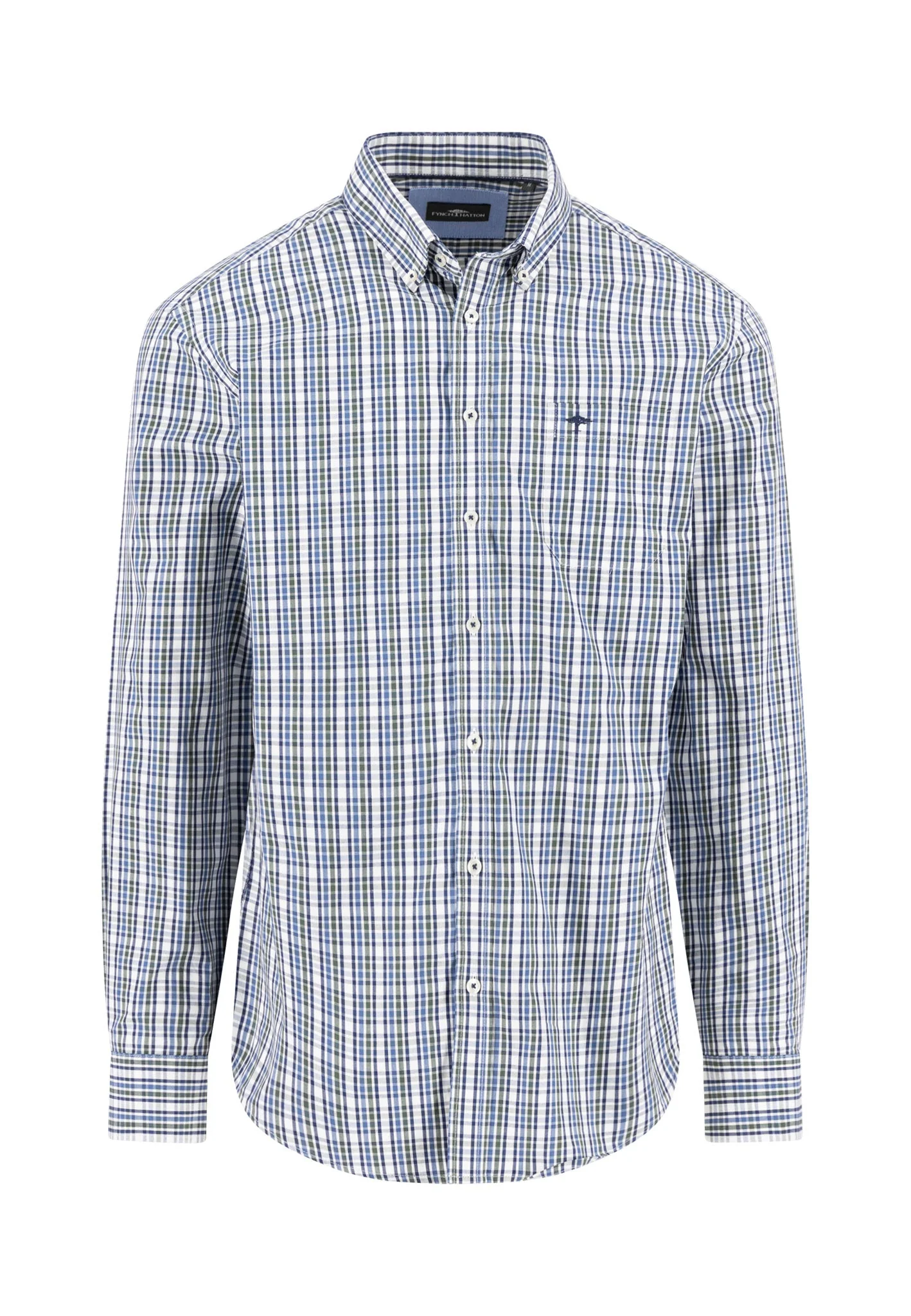 Hemd aus Baumwolle mit Karomuster und Button-Down-Kragen - Image 11