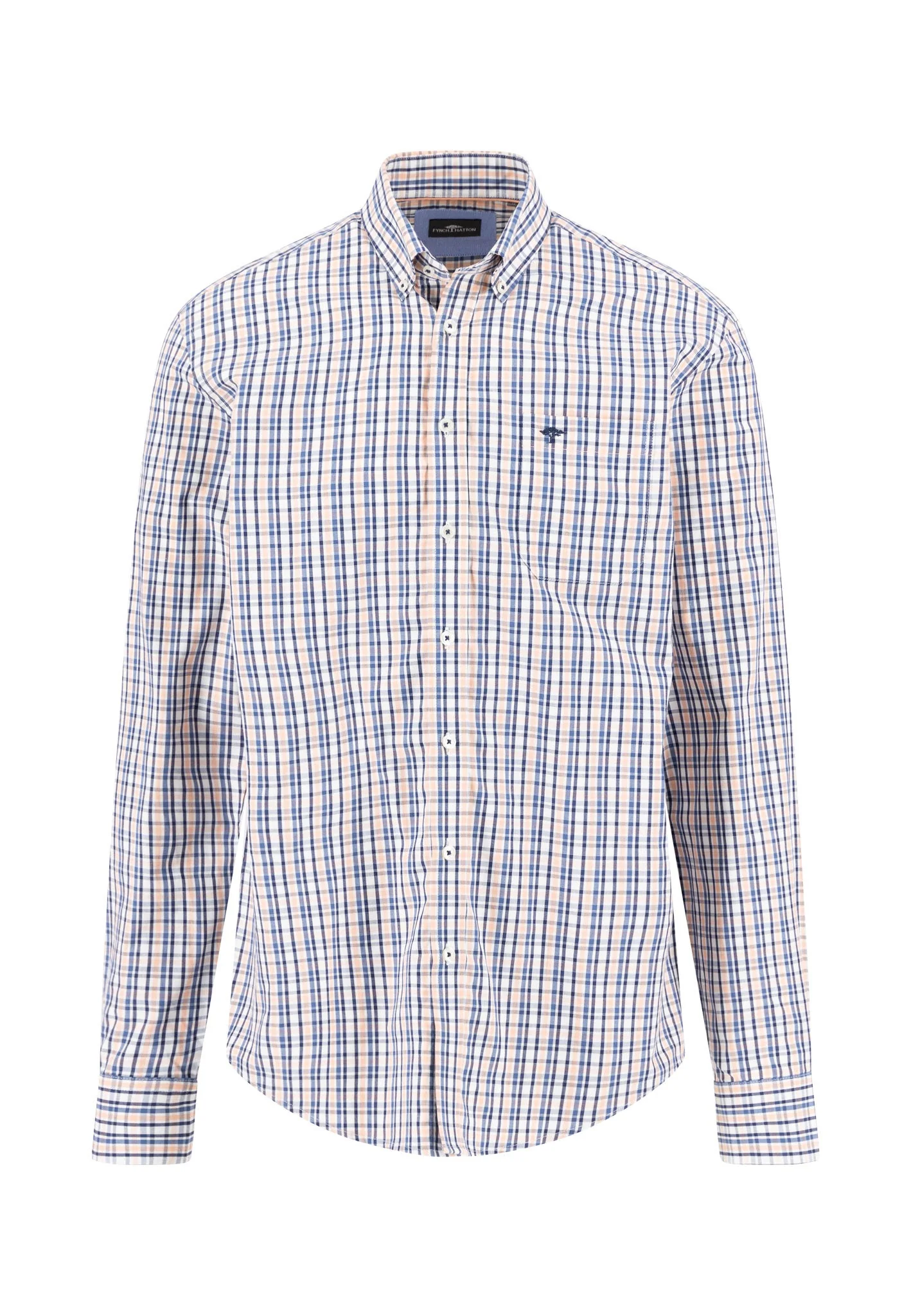Hemd aus Baumwolle mit Karomuster und Button-Down-Kragen - Image 13