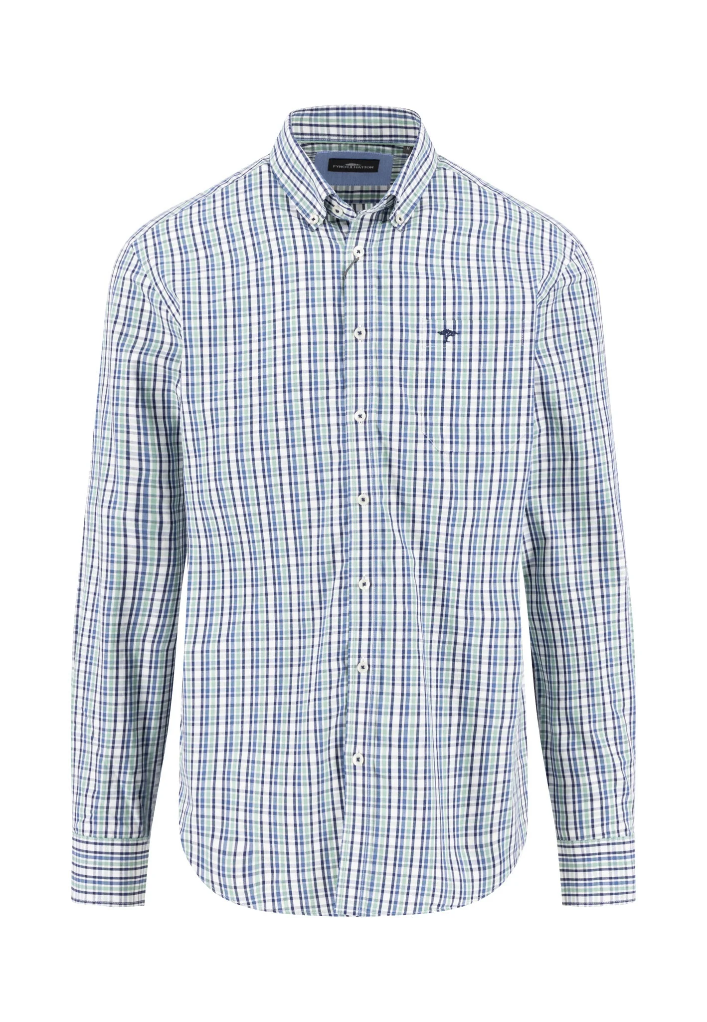 Hemd aus Baumwolle mit Karomuster und Button-Down-Kragen - Image 15