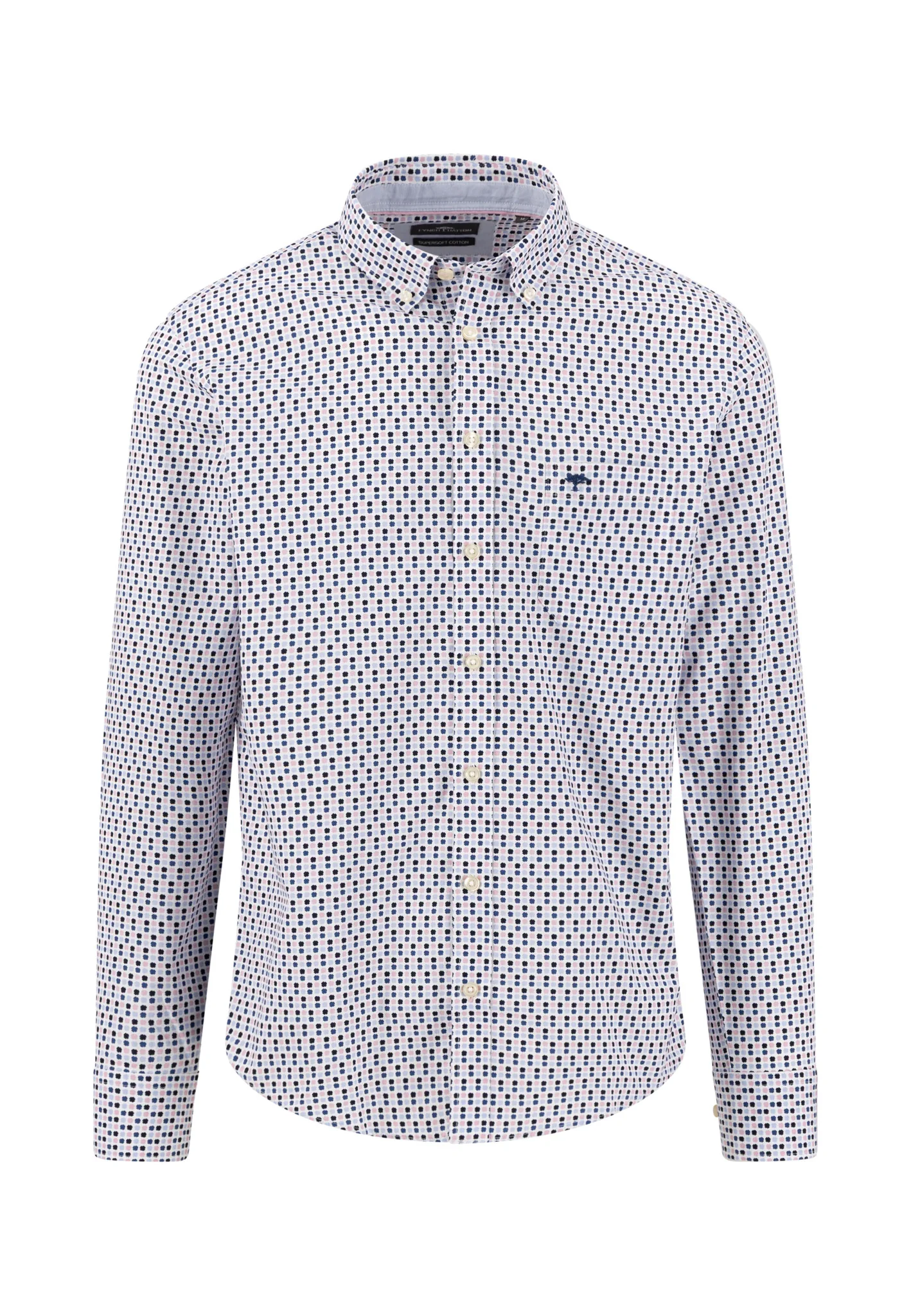 Hemd aus Baumwolle mit Karomuster und Button-Down-Kragen - Image 3