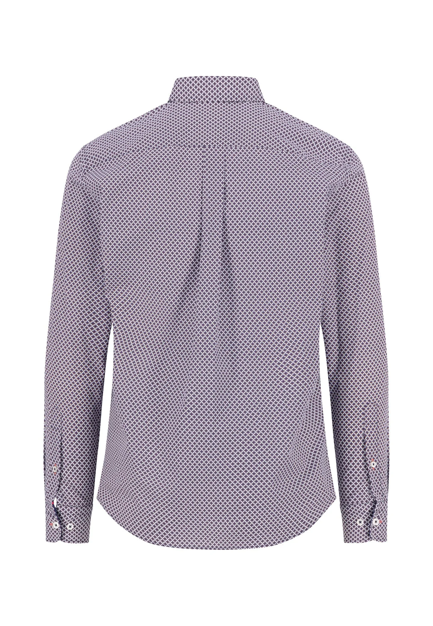 Hemd aus Baumwolle mit kleingemustertem Print und Button-Down-Kragen - Image 2