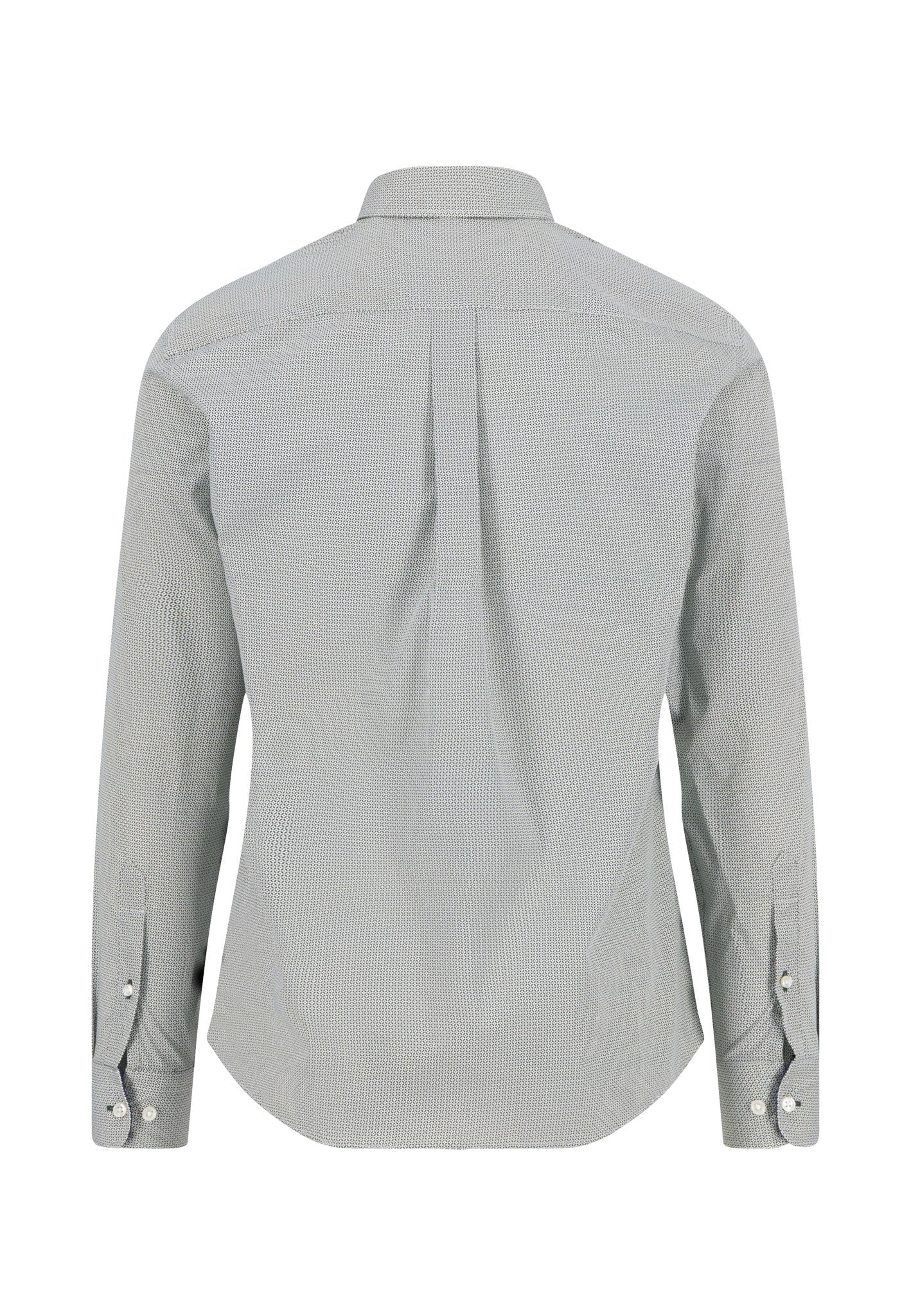 Hemd aus Baumwolle mit Mikromuster und Button-Down-Kragen - Image 6