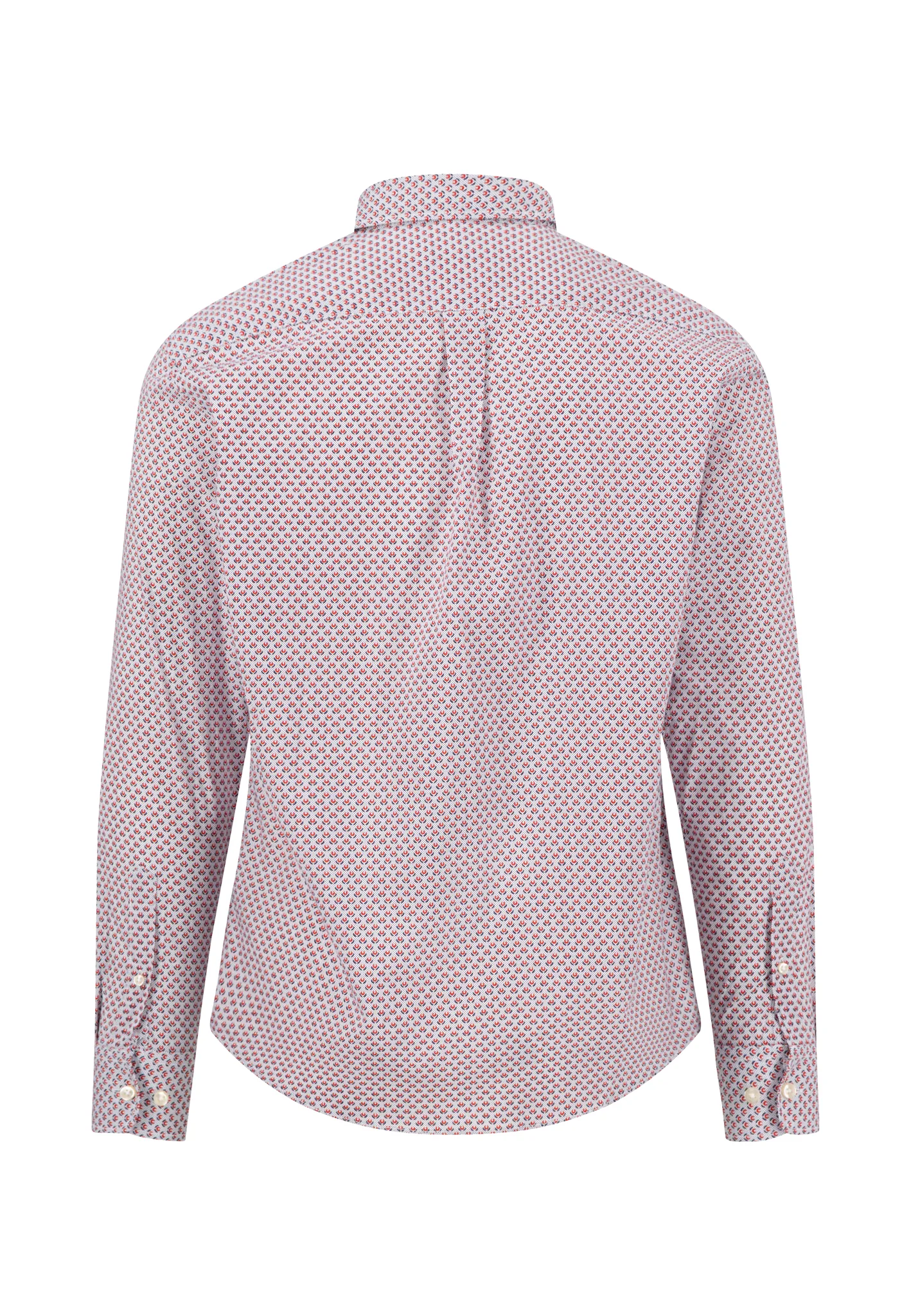 Hemd aus Baumwolle mit Musterung und Button-Down-Kragen - Image 18