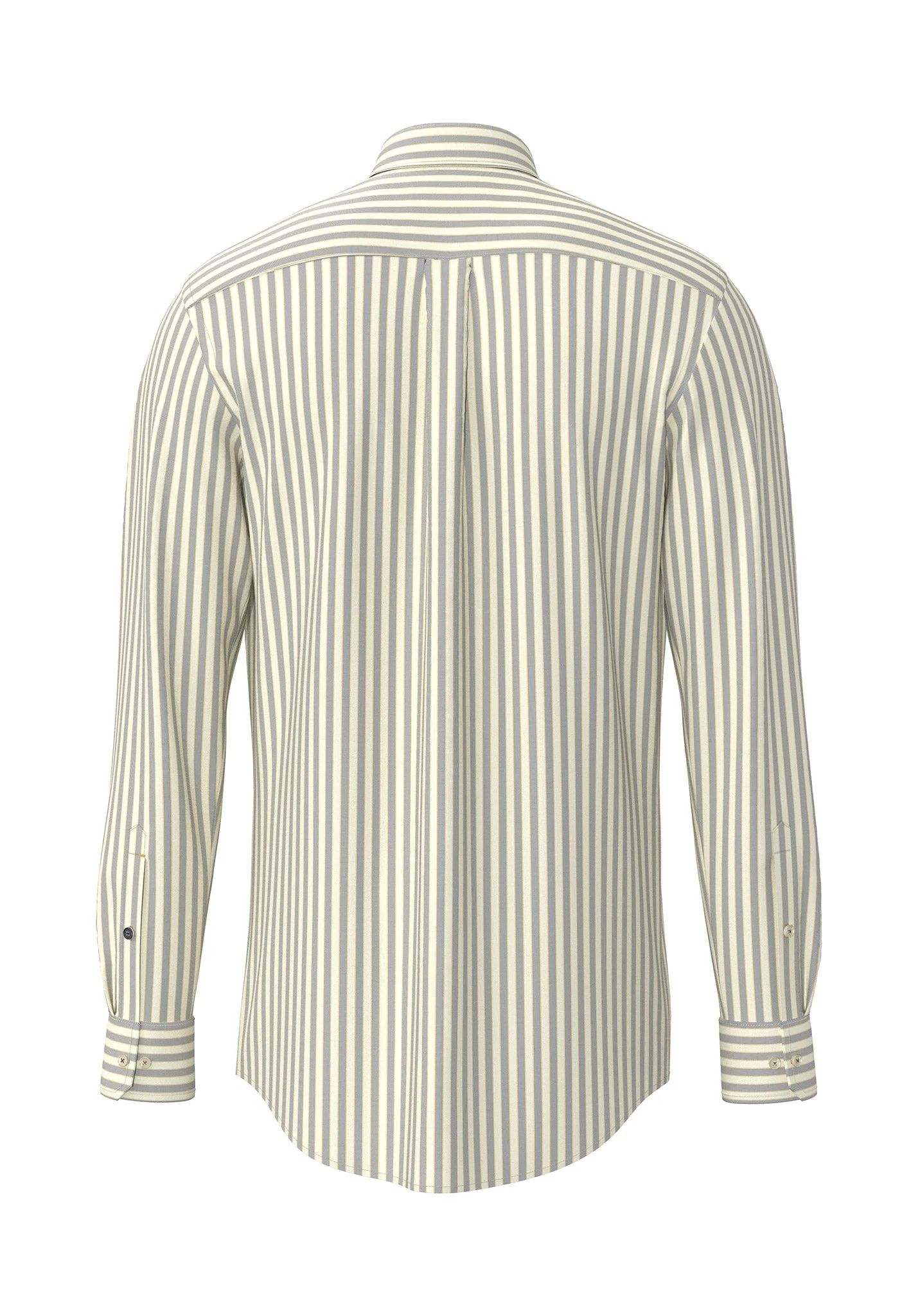 Oxfordhemd aus Baumwolle mit Streifenmuster und Button-Down-Kragen - Image 6