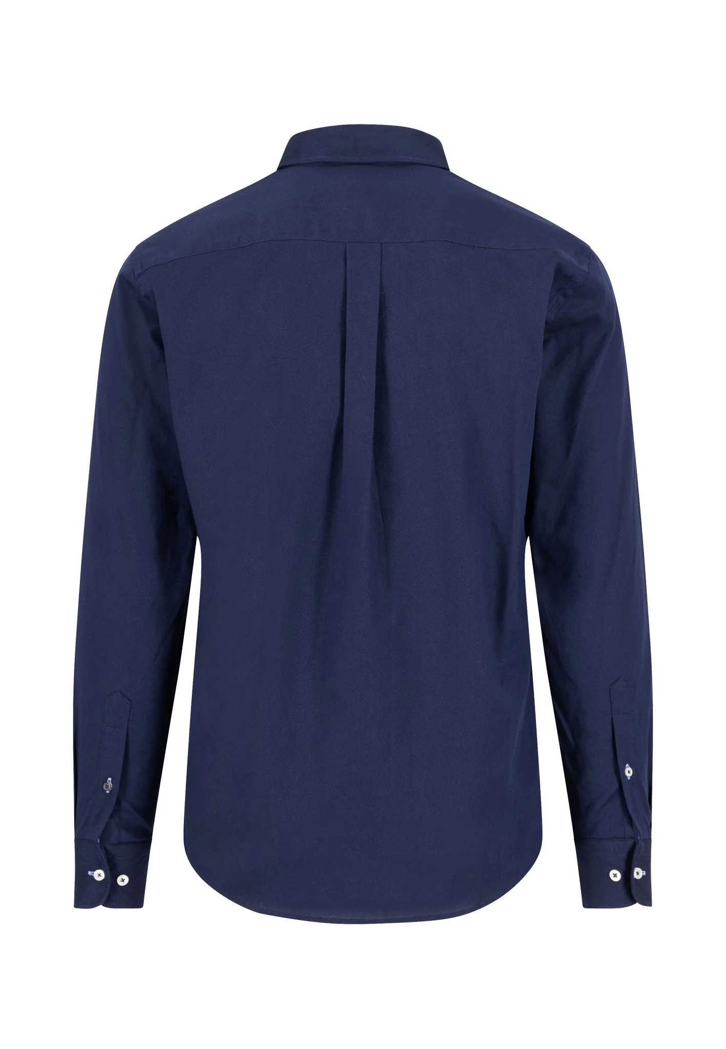 Hemd aus Baumwolle mit Strukturmuster und Button-Down-Kragen - Image 10