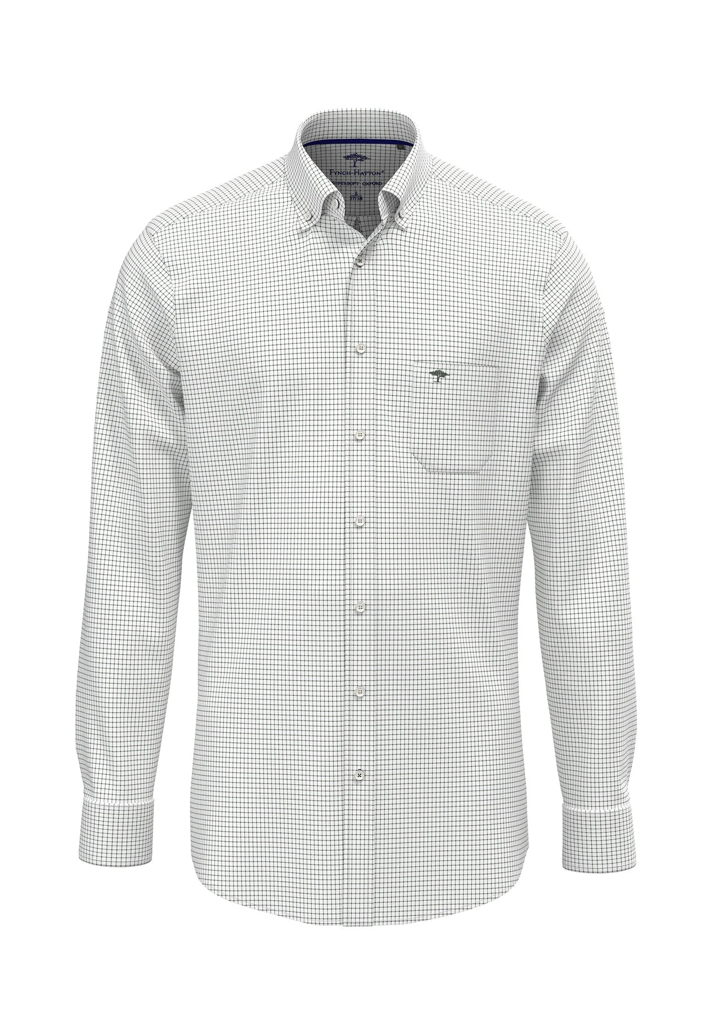 Oxfordhemd aus Baumwolle mit Vichy-Karo und Button-Down-Kragen - Image 3