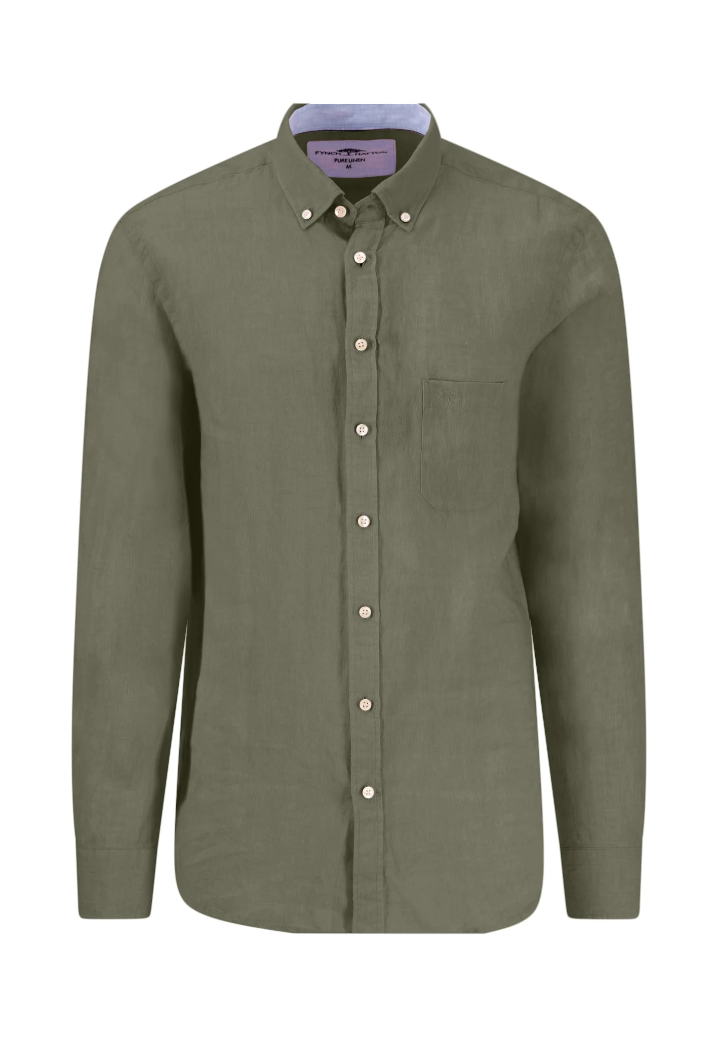 Hemd aus Leinen mit Button-Down-Kragen - Image 39