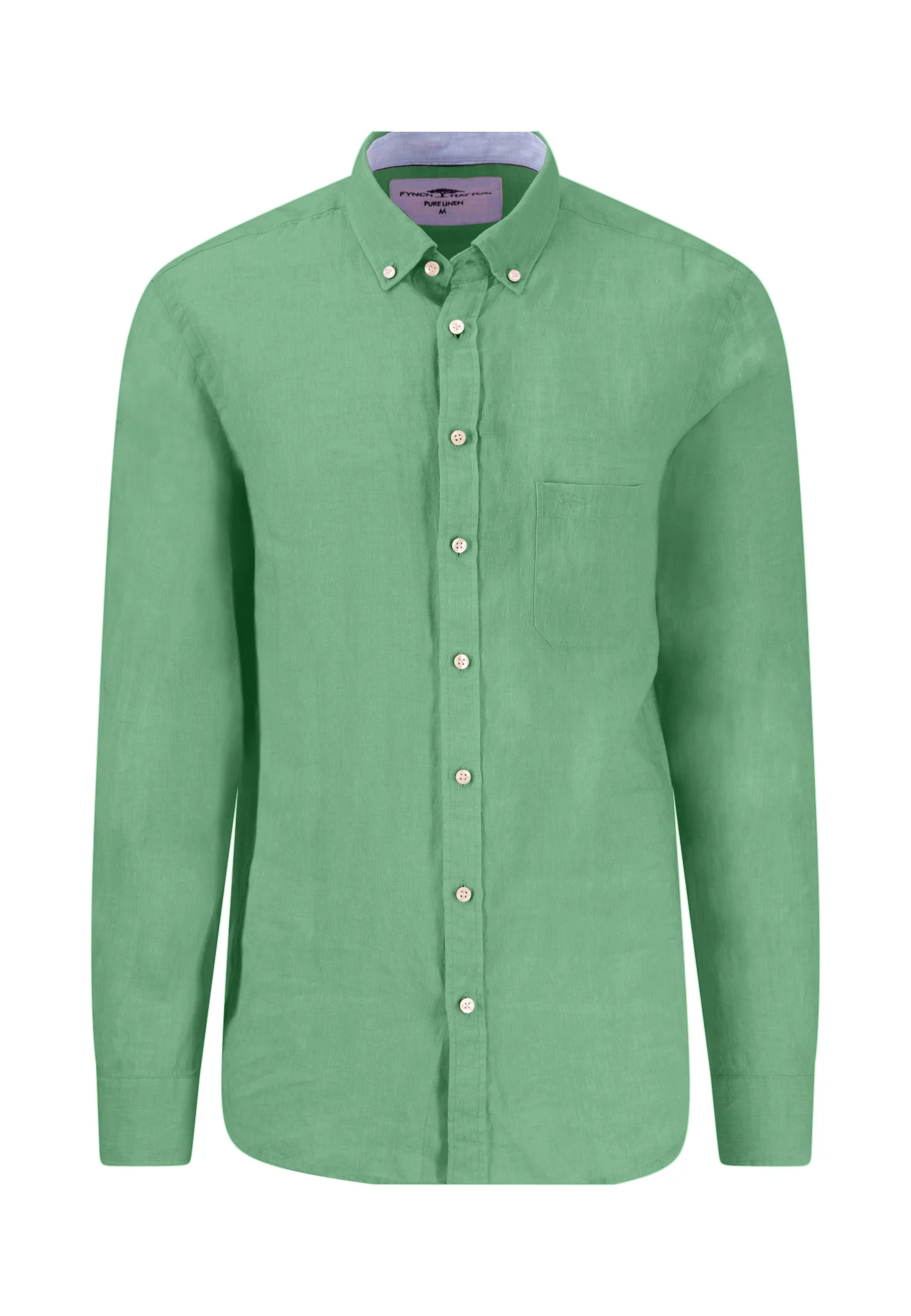 Hemd aus Leinen mit Button-Down-Kragen - Image 5