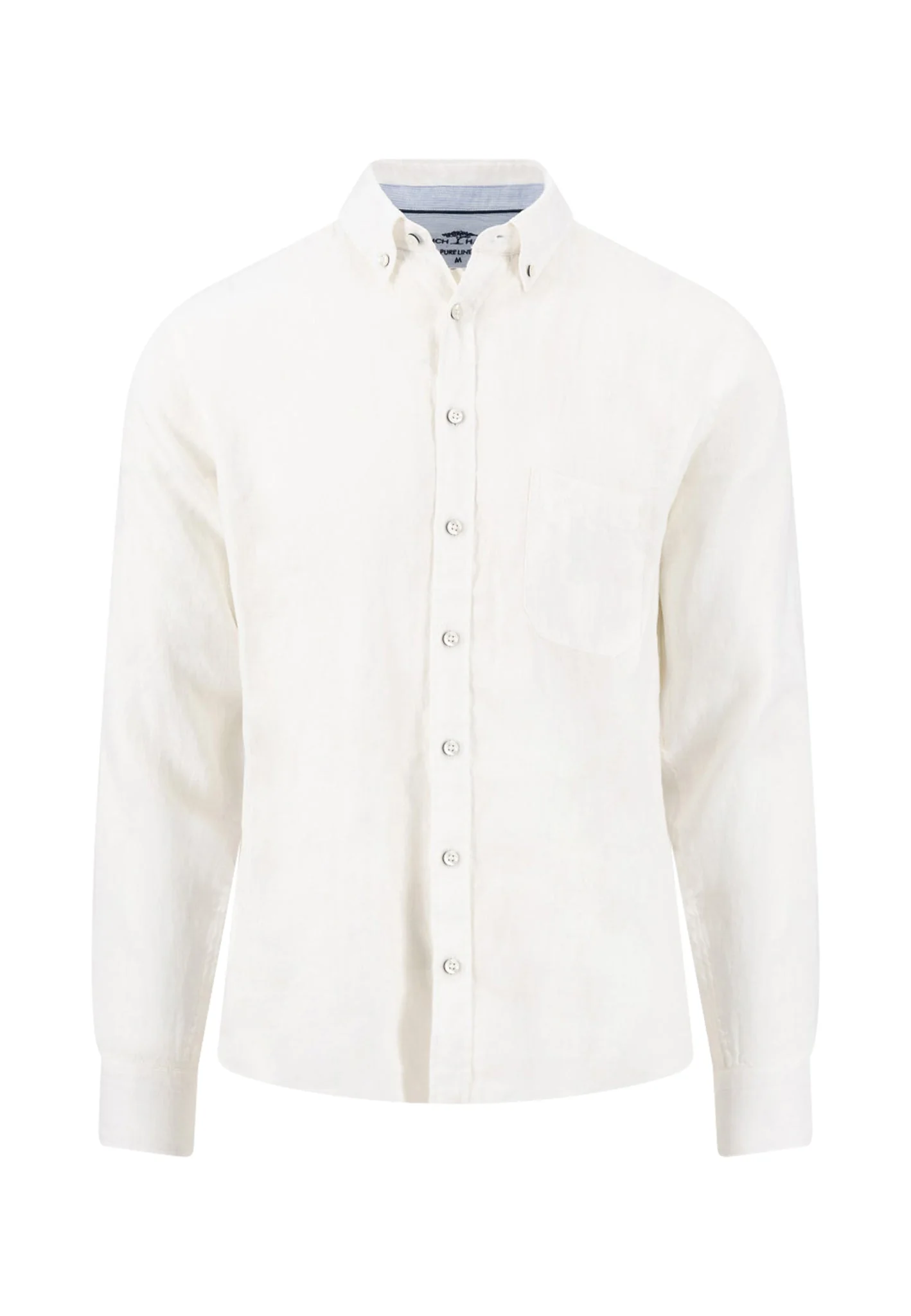 Hemd aus Leinen mit Button-Down-Kragen und Brusttasche - Image 25
