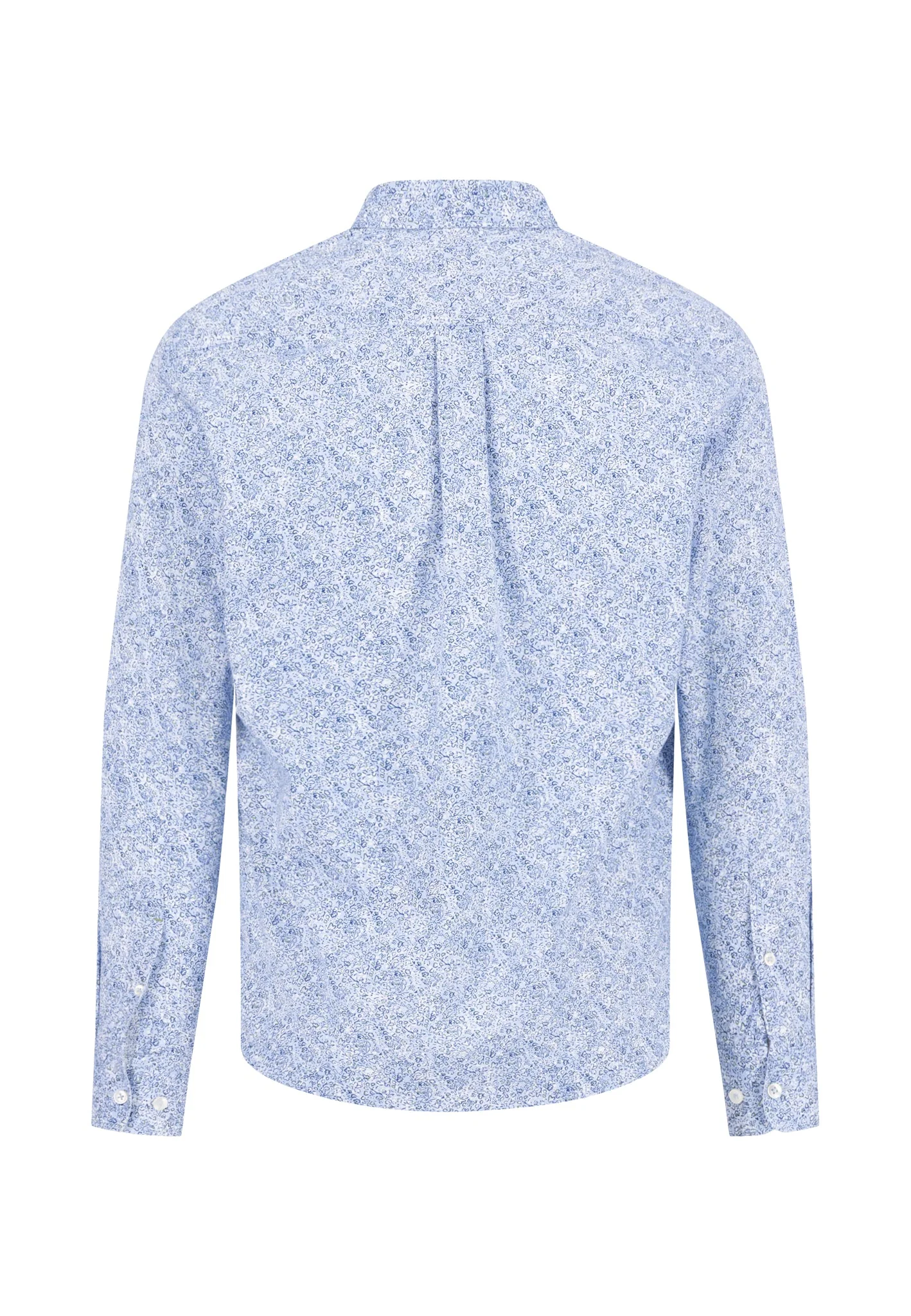 Hemd mit Button-Down-Kragen und Allover-Muster - Image 5
