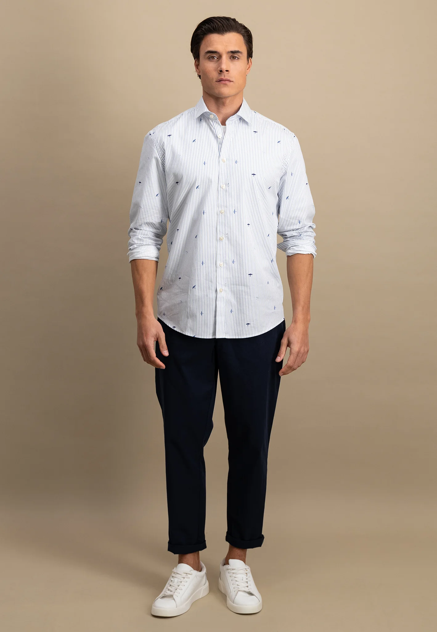 Hemd aus Baumwolle mit Button-Down-Kragen - Image 2