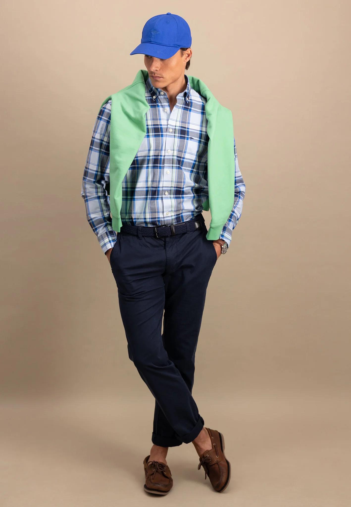 Hemd mit Karomuster und Button-Down-Kragen - Image 10