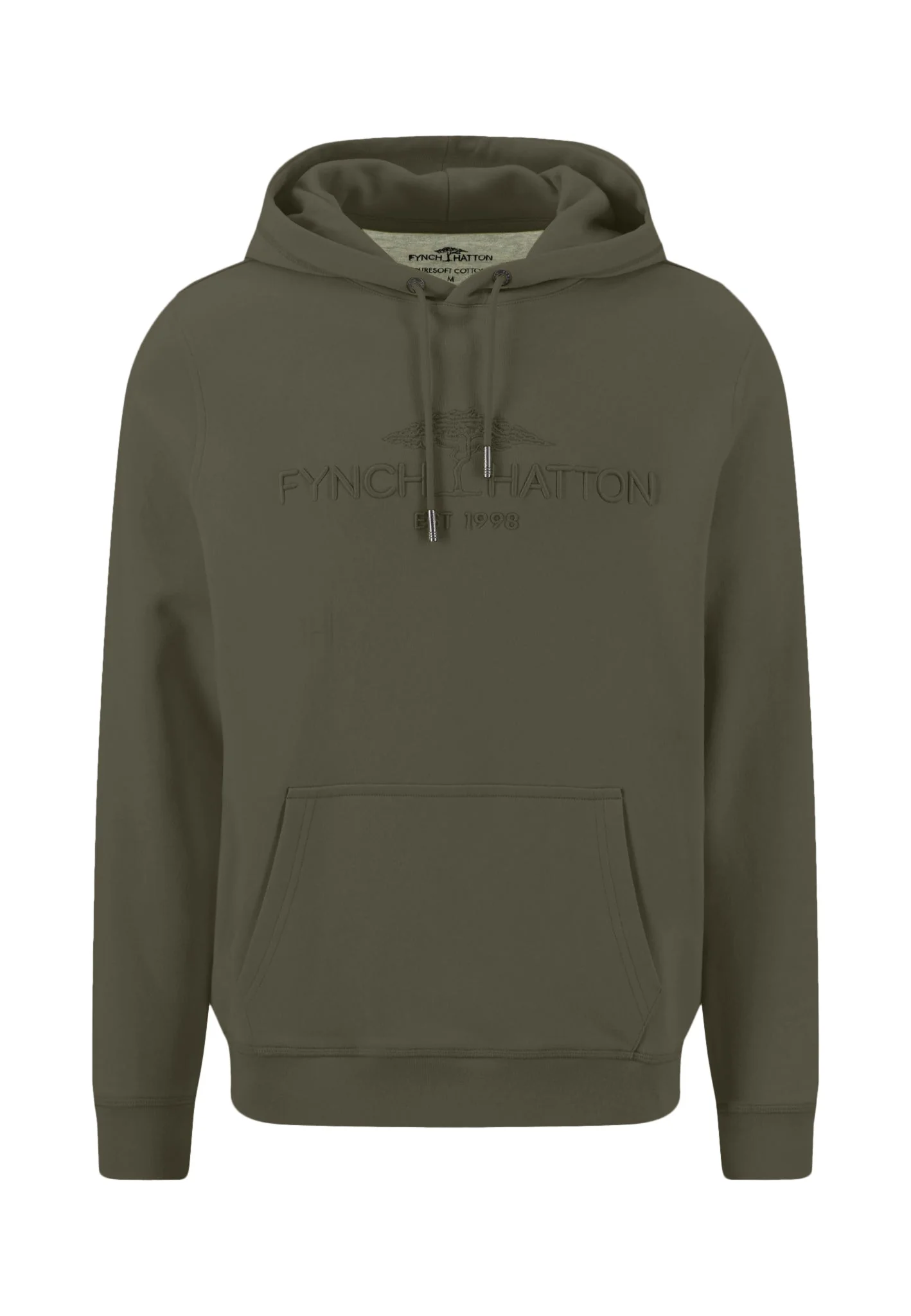 Hoodie aus Baumwolle mit Logoprägung - Image 8