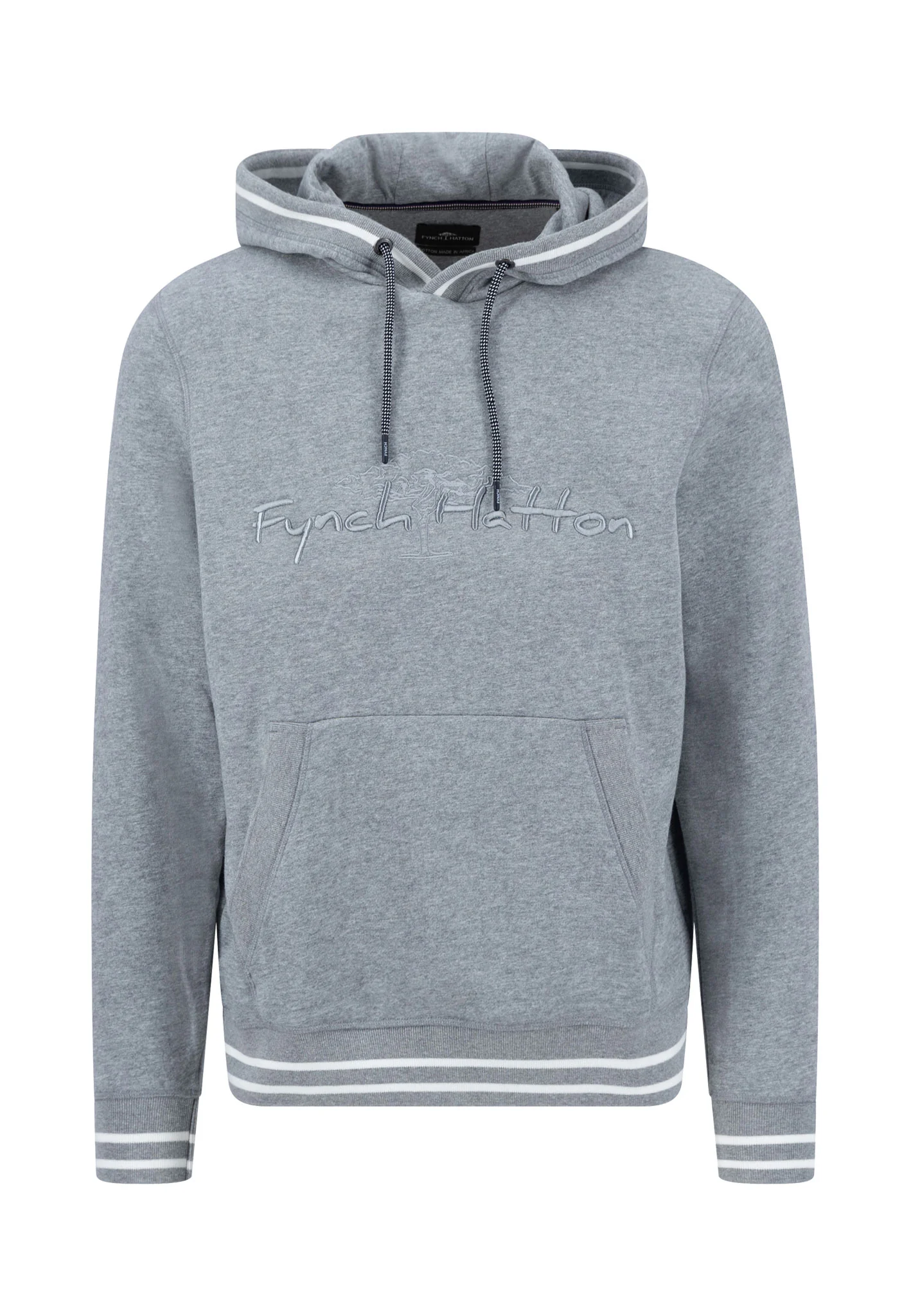 Hoodie aus Baumwollmix mit Logo-Stickerei