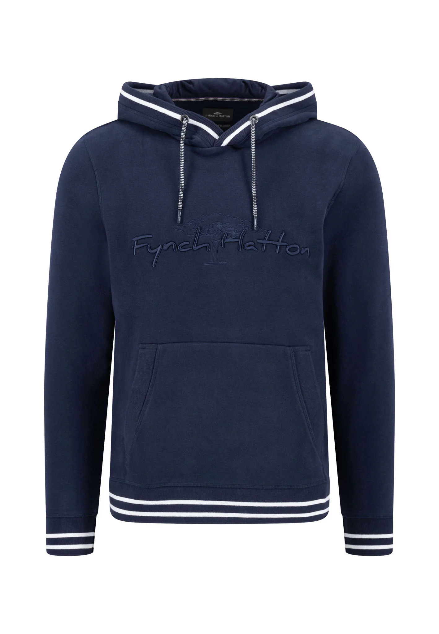 Hoodie aus Baumwollmix mit Logo-Stickerei - Image 3