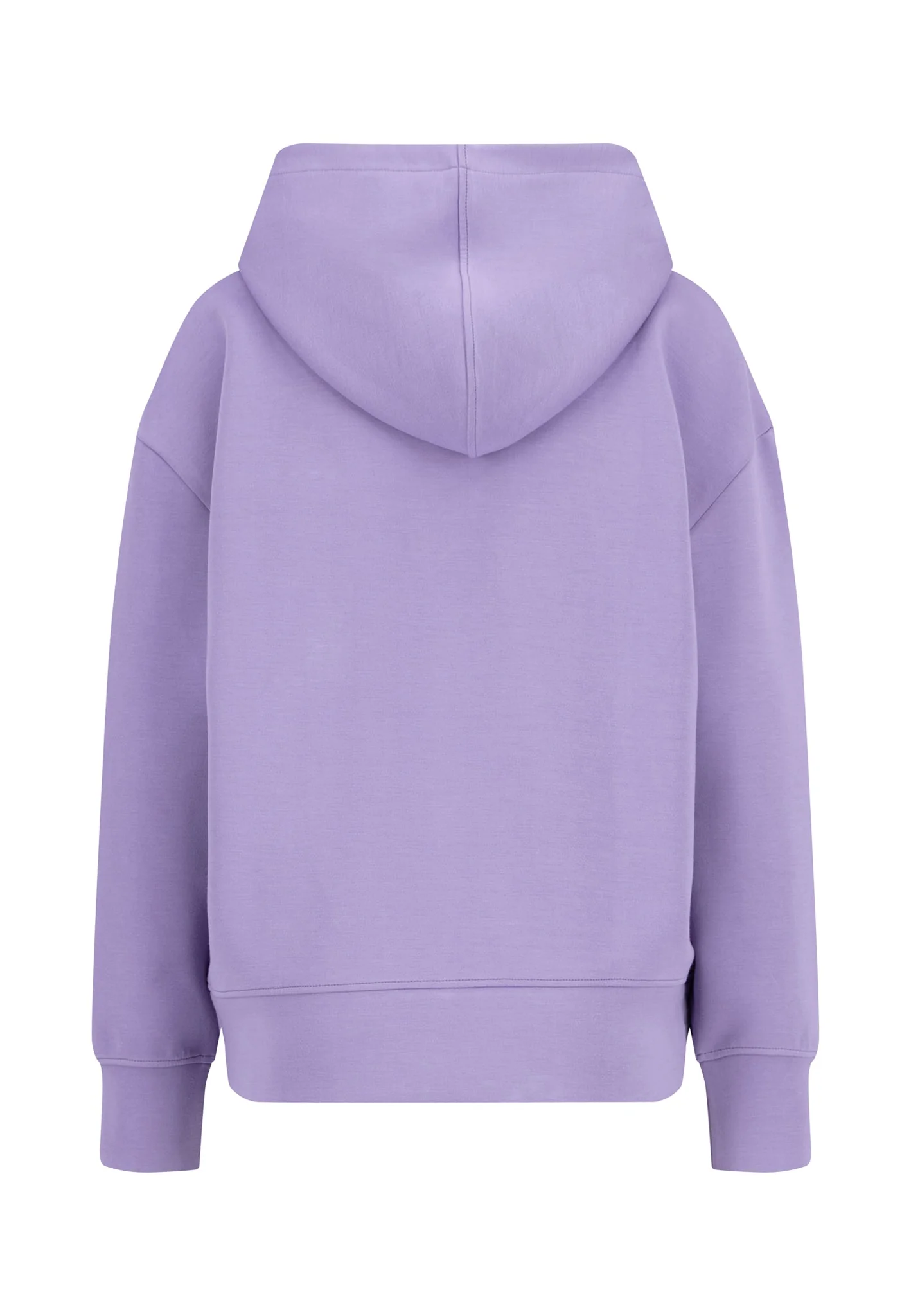 Hoodie aus Viskosemix mit Kapuze und überschnittenen Schultern - Image 10