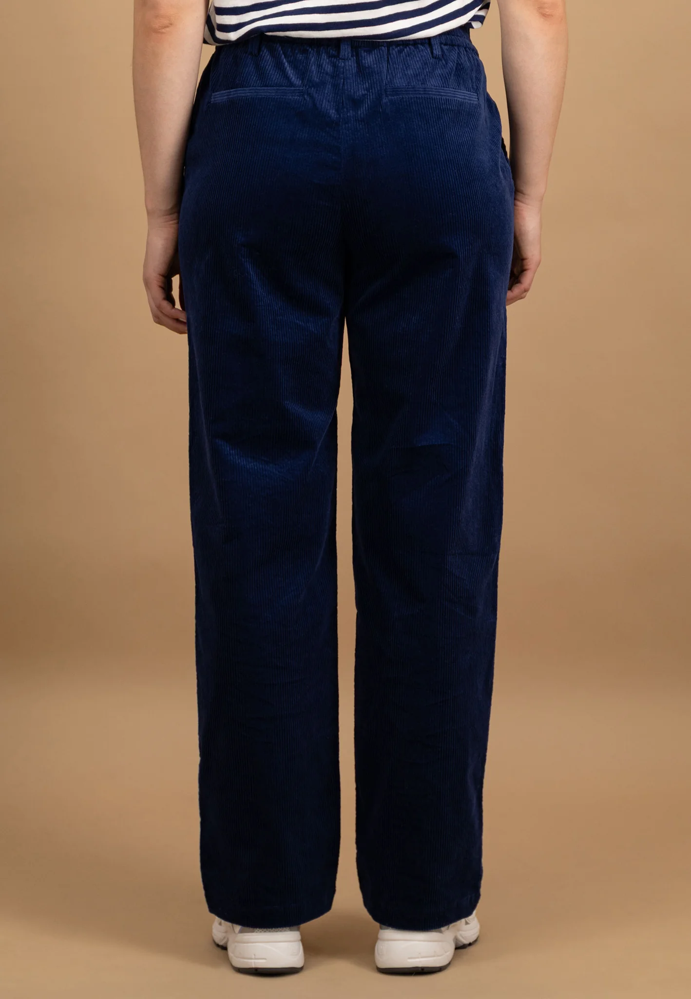 Hose aus Cord-Polyester mit Bundfalten - Wide-Leg - Image 7