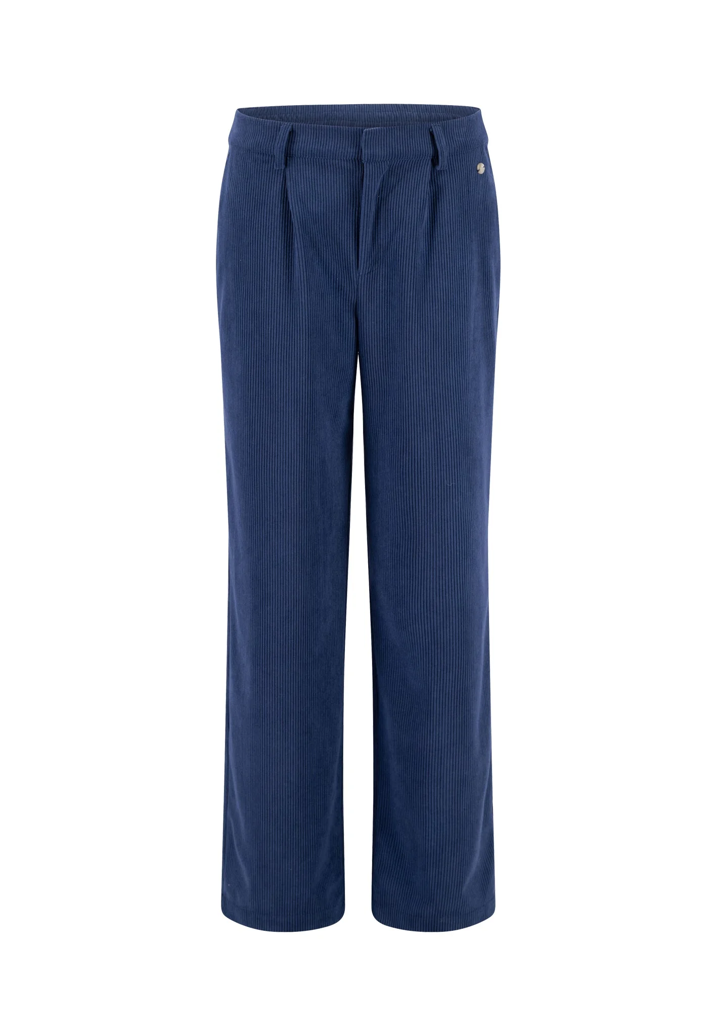 Hose aus Cord-Polyester mit Bundfalten - Wide-Leg - Image 9