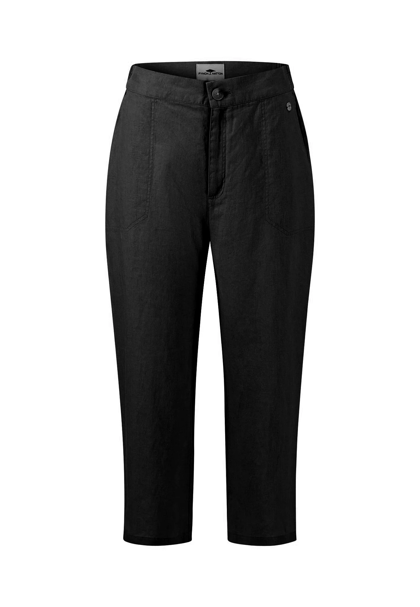 Hose aus Leinen-Mix knöchellang - Wide-Leg - Image 11