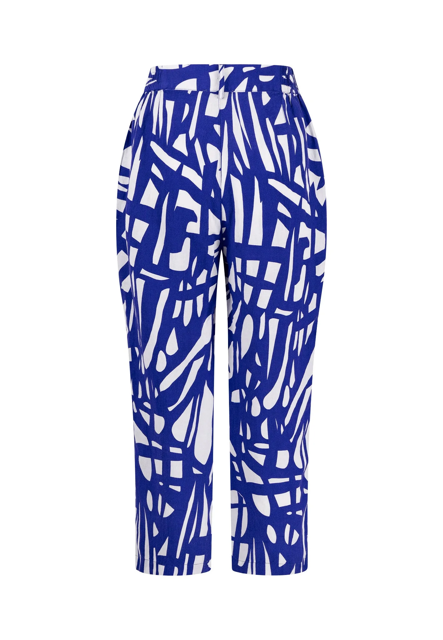 Hose aus Leinen-Viskose-Mix mit Alloverprint - Image 2