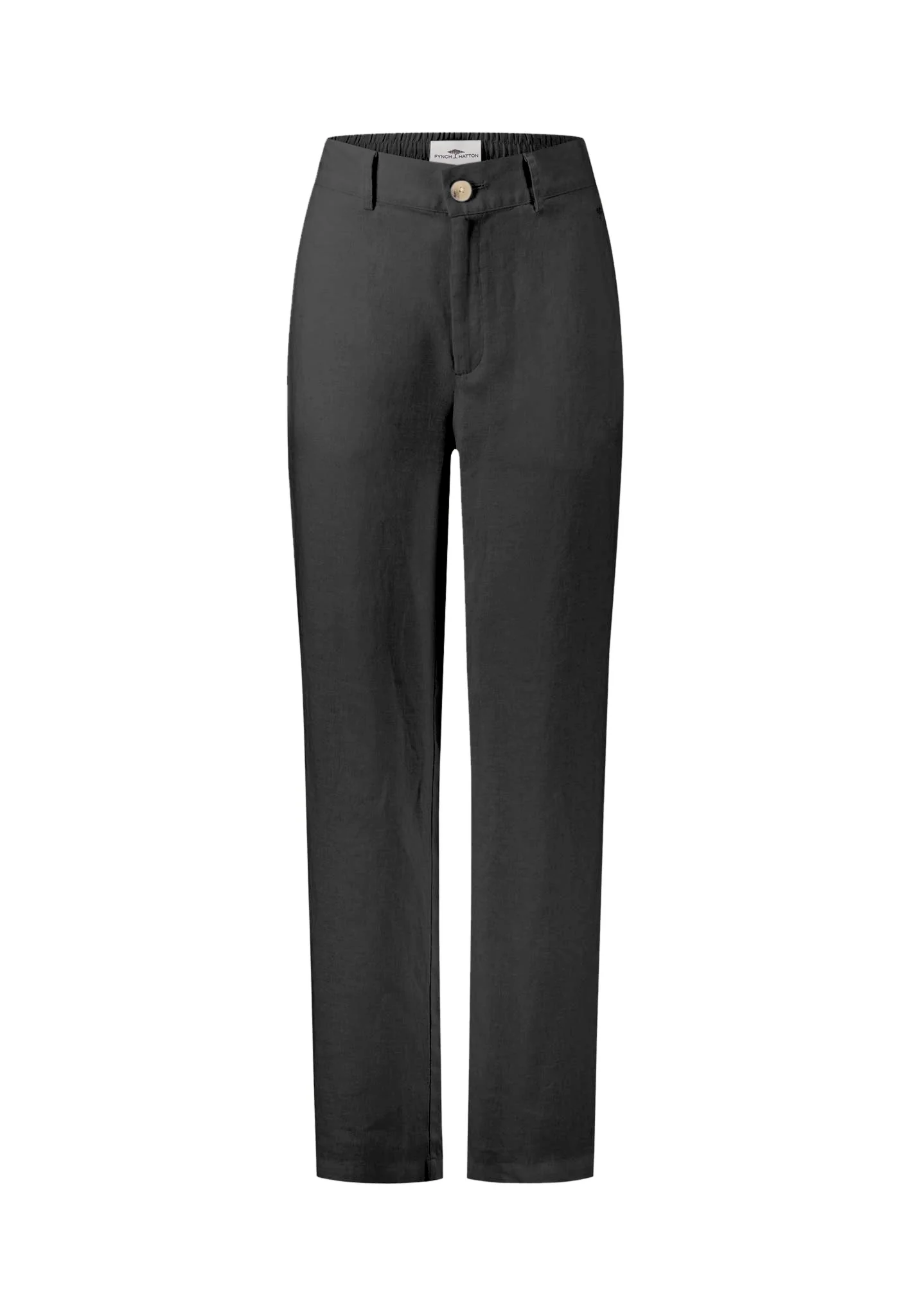 Hose aus Leinen-Viskose-Mix - Straight-Leg - Image 4