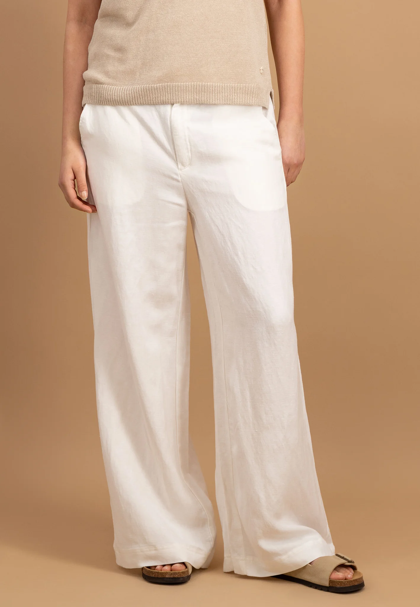 Hose aus Leinen-Viskose-Mix - Wide-Leg - Image 11