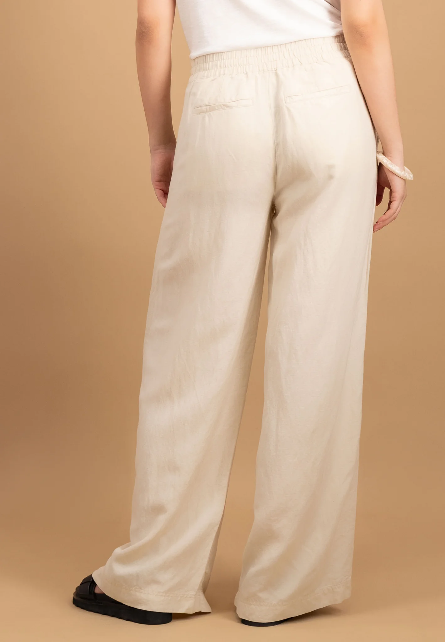Hose aus Leinen-Viskose-Mix - Wide-Leg - Image 6