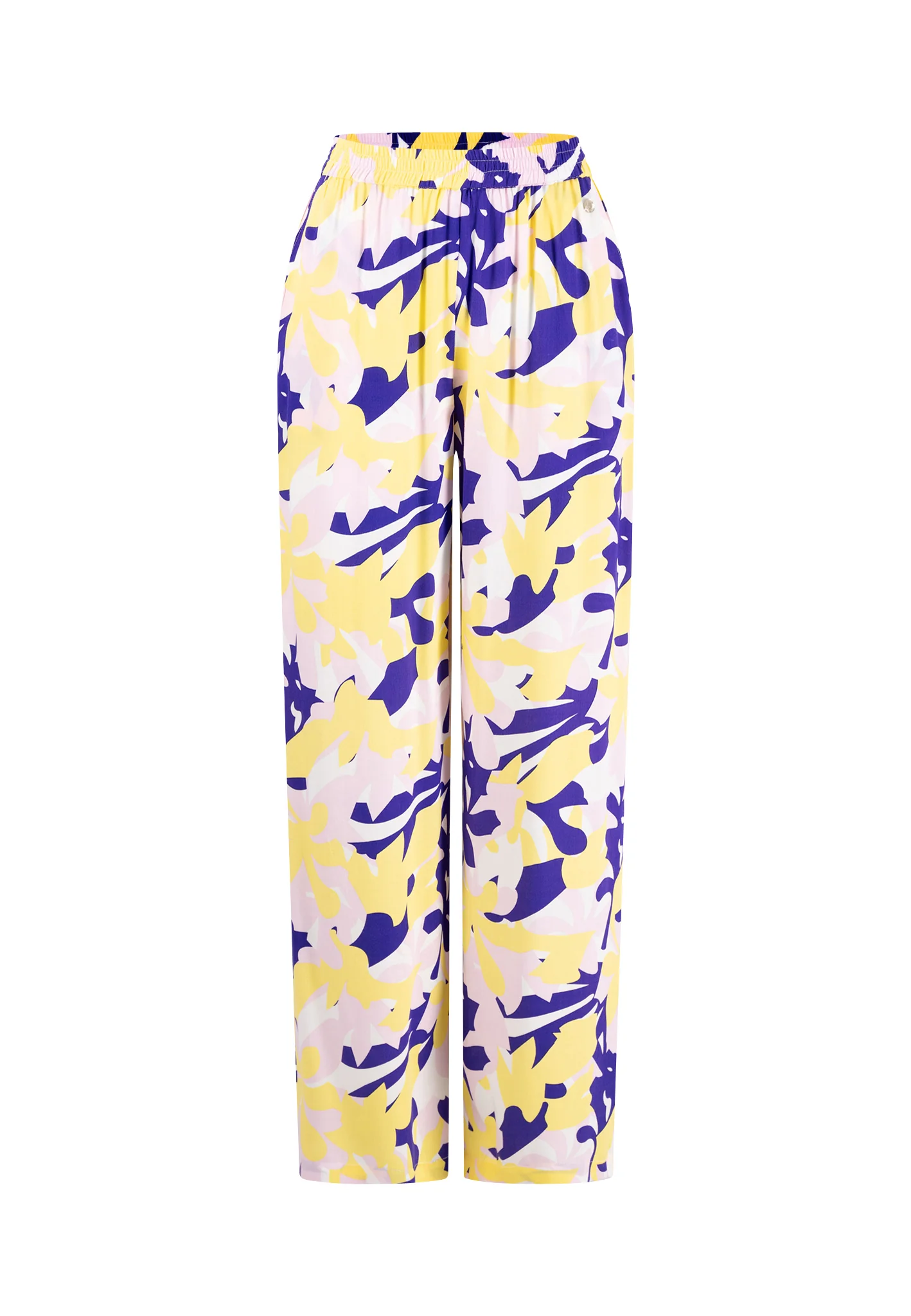 Hose aus Viskose mit floralem Print - Wide-Leg - Image 5