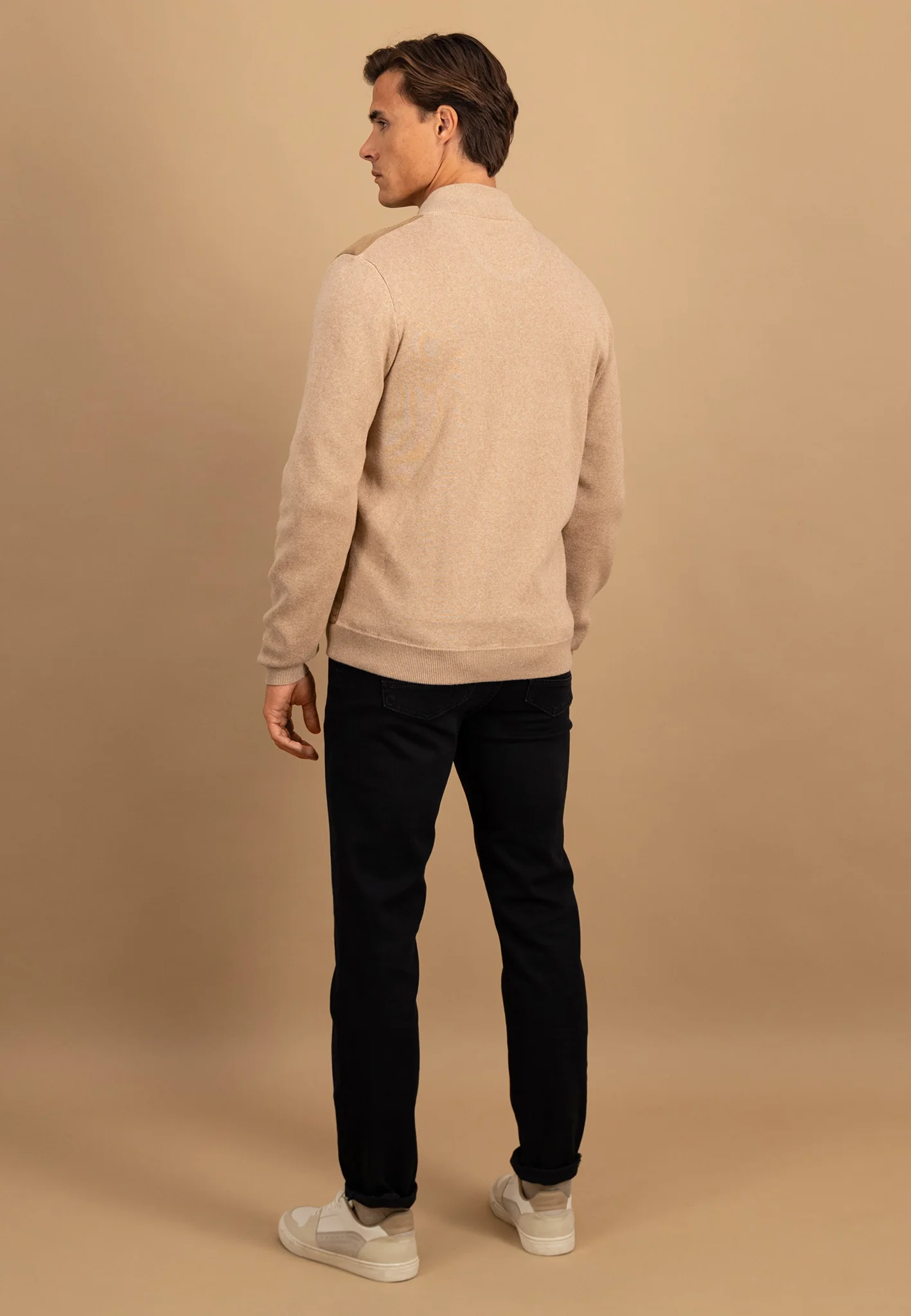 Hybrid-Cardigan mit Reißverschluss und seitlichen Eingriffstaschen - Image 3