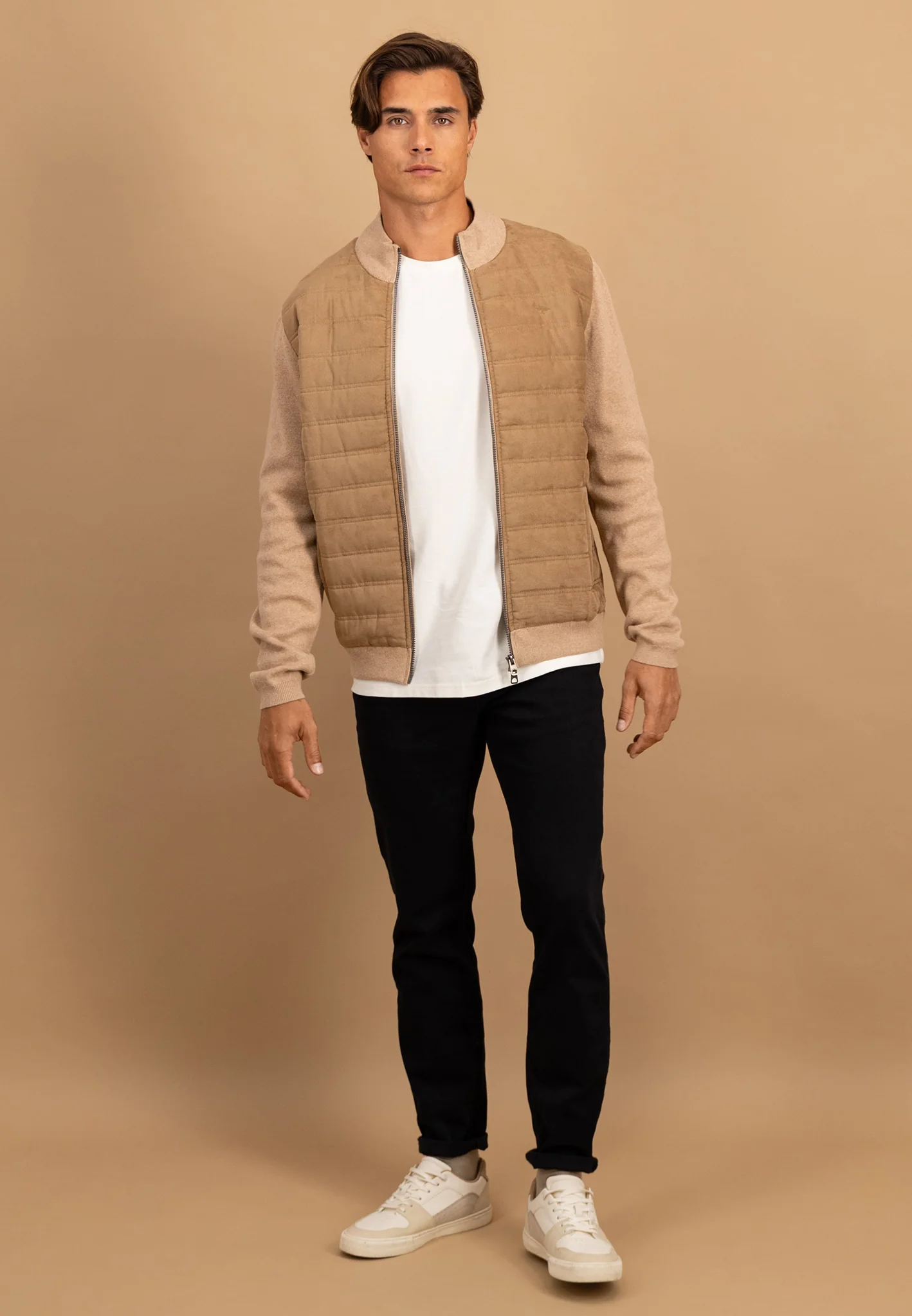 Hybrid-Cardigan mit Reißverschluss und seitlichen Eingriffstaschen - Image 4