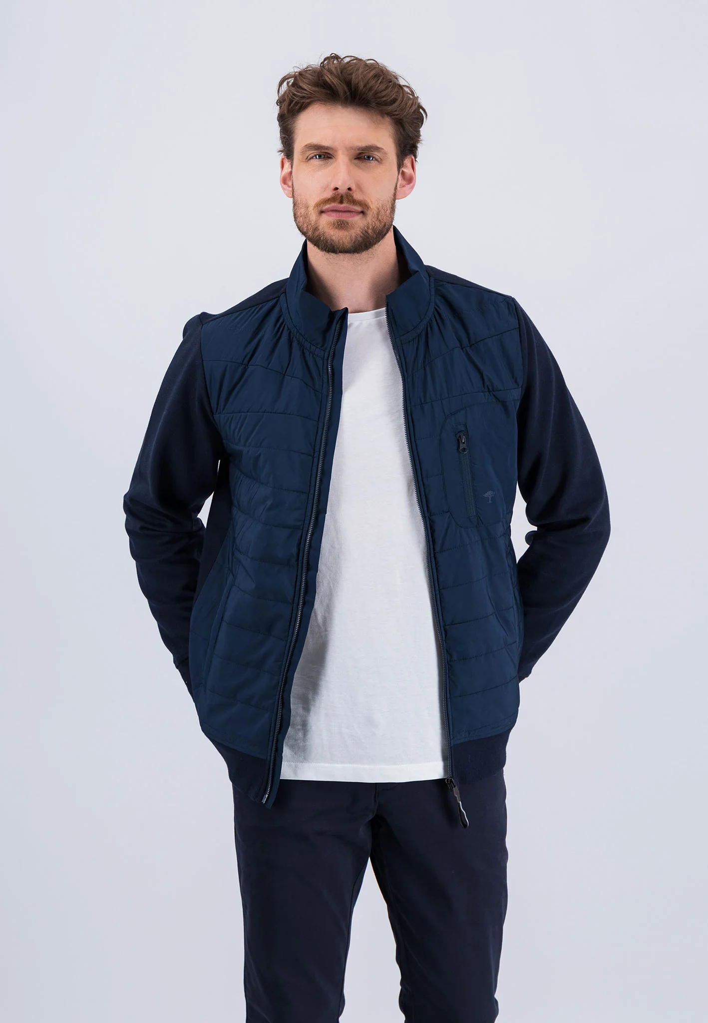 Hybrid-Cardigan mit Stehkragen - Image 2
