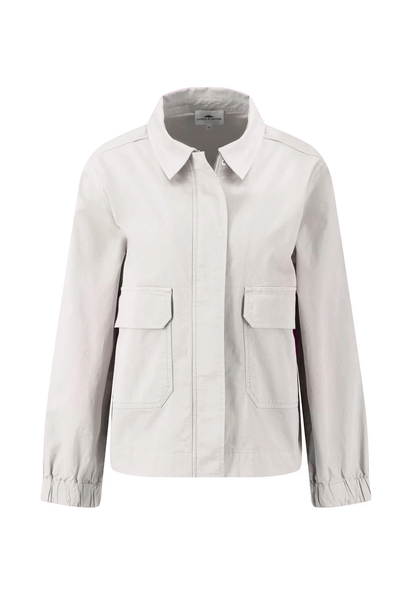 Jacke aus Baumwoll-Mix mit aufgesetzten Taschen - Image 5