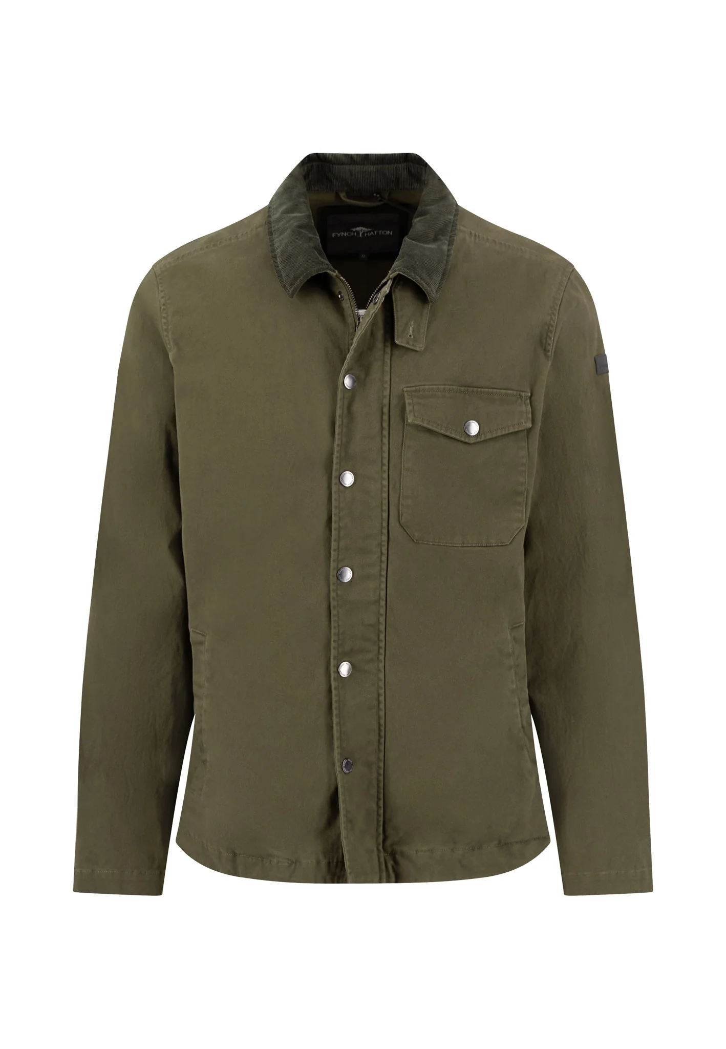 Jacke aus Baumwoll-Stretch in Twill-Qualität im Blouson-Stil