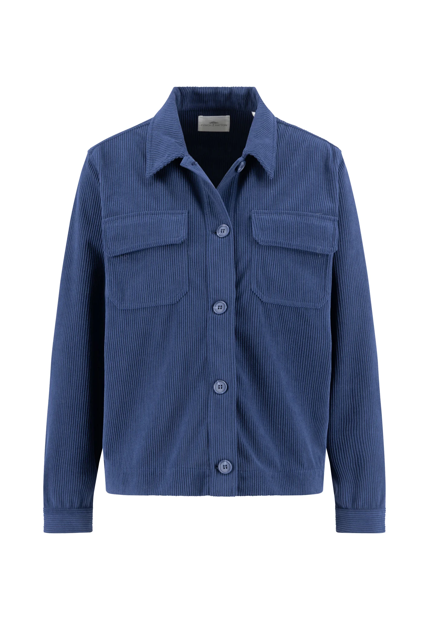 Jacke aus Cord-Polyester mit aufgesetzten Brusttaschen - Image 5