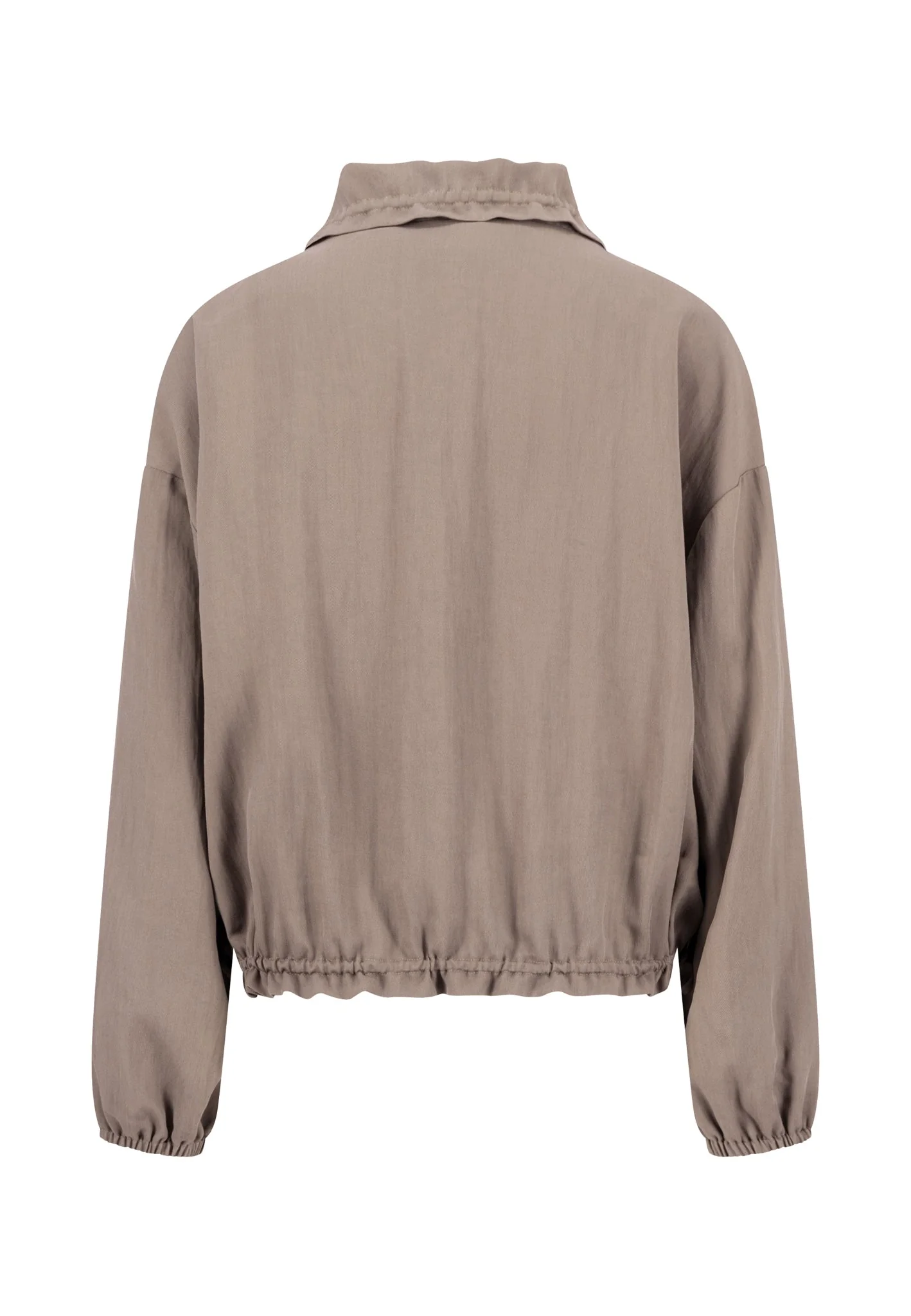 Jacke aus Lyocell-Viskose-Mix mit Reißverschluss - Image 7