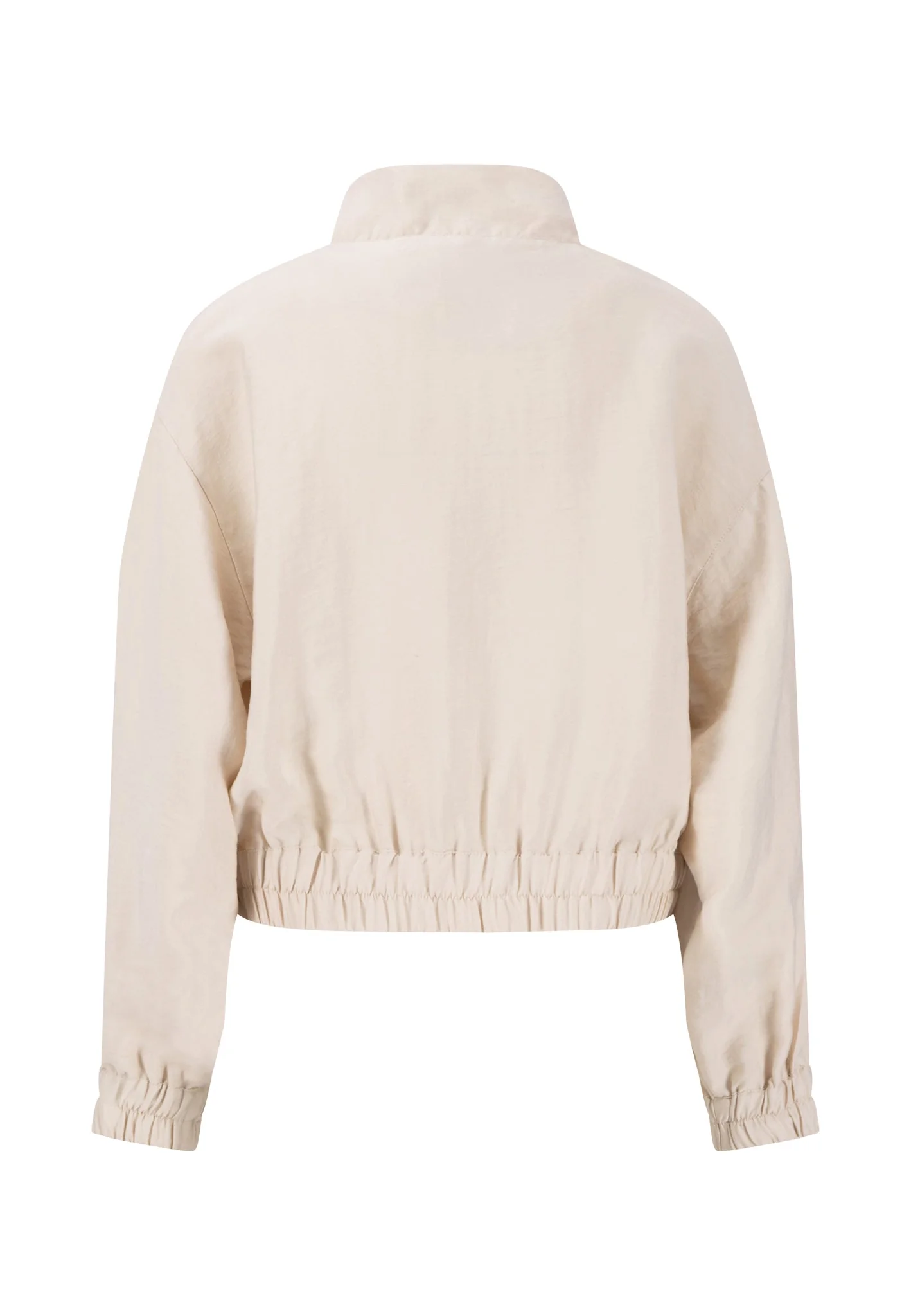 Jacke aus Viskose-Mix mit Stehkragen und Reißverschluss - Image 6