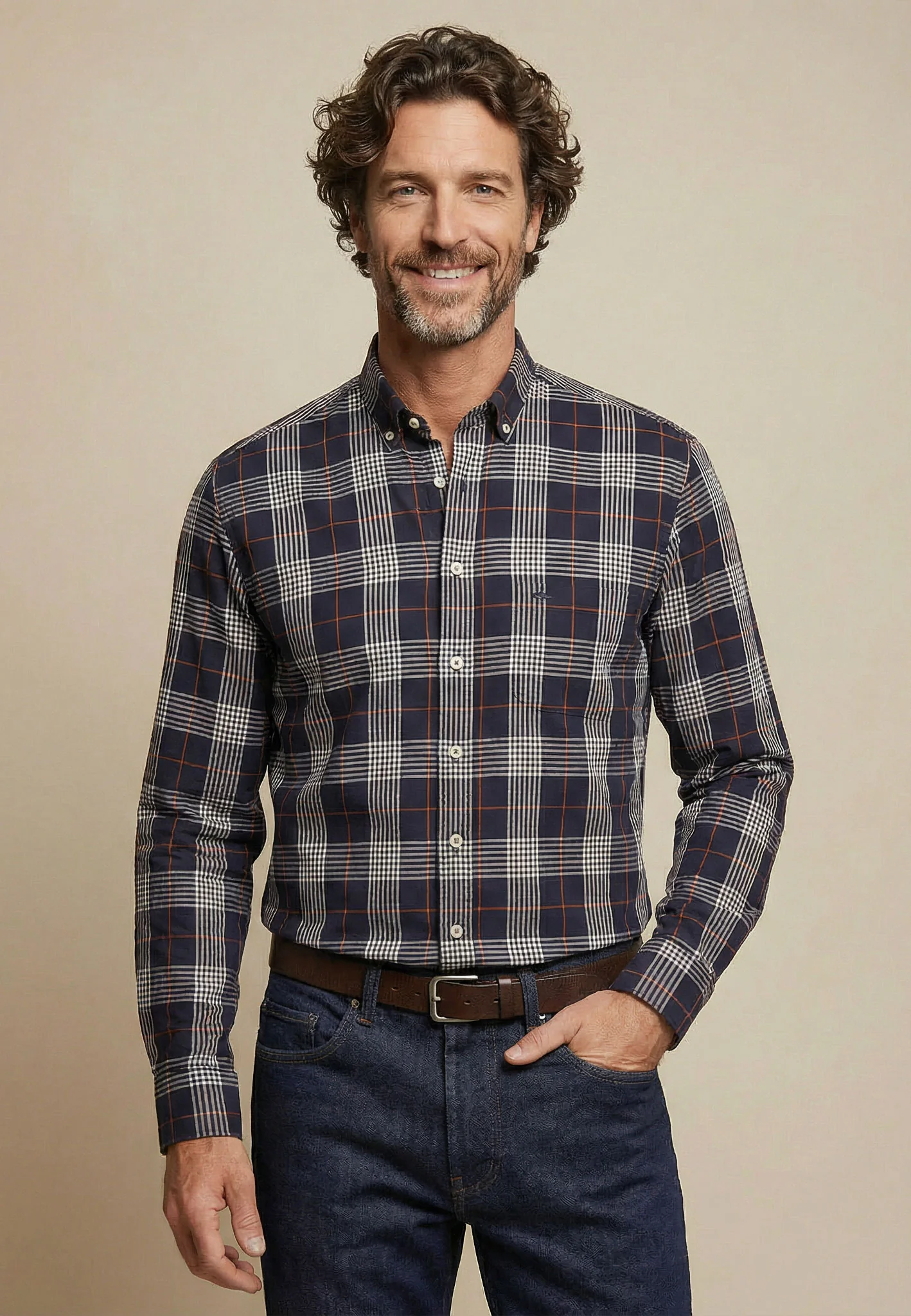 Casual-Fit Hemd aus Baumwolle