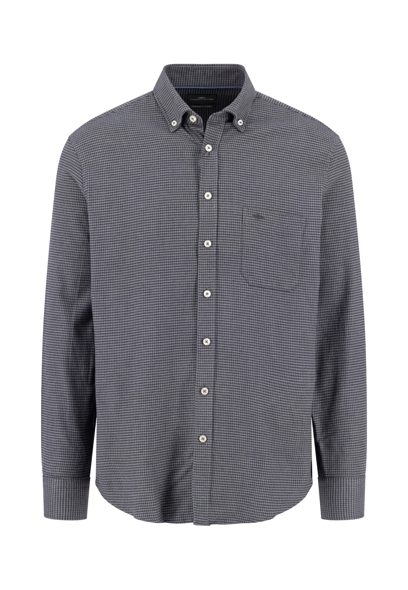 Kariertes Hemd aus Baumwolle mit Button-Down-Kragen - Image 3