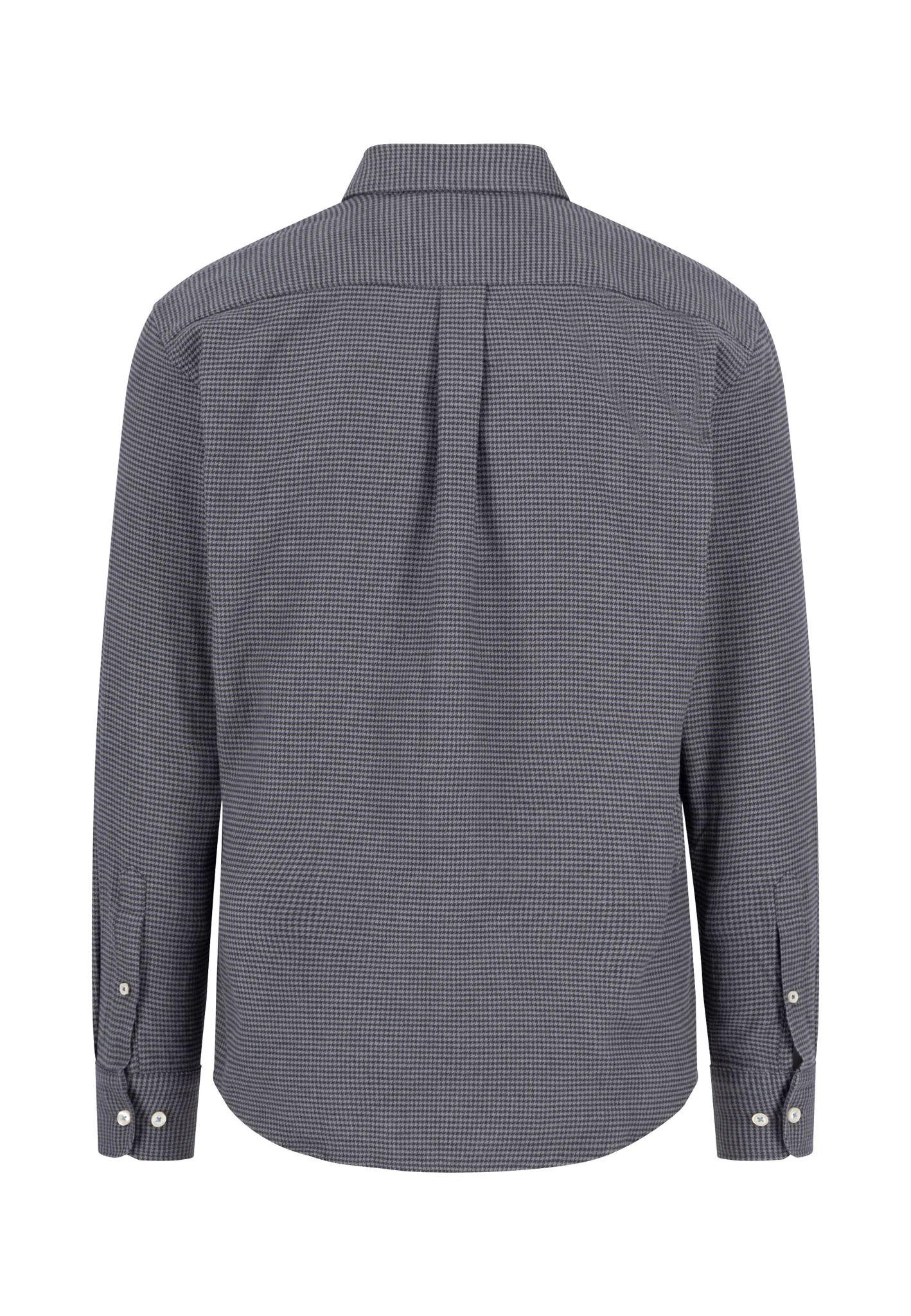 Kariertes Hemd aus Baumwolle mit Button-Down-Kragen - Image 4