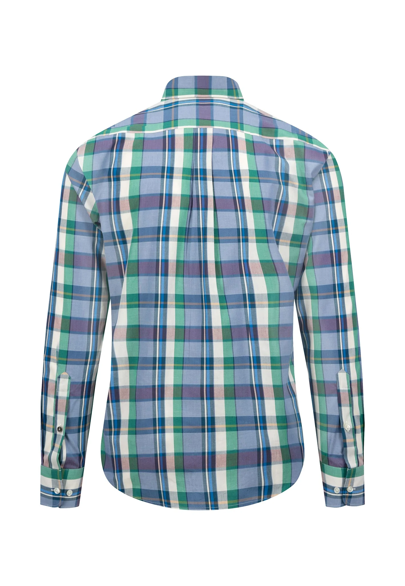 Kariertes Hemd mit Button-Down-Kragen - Image 2